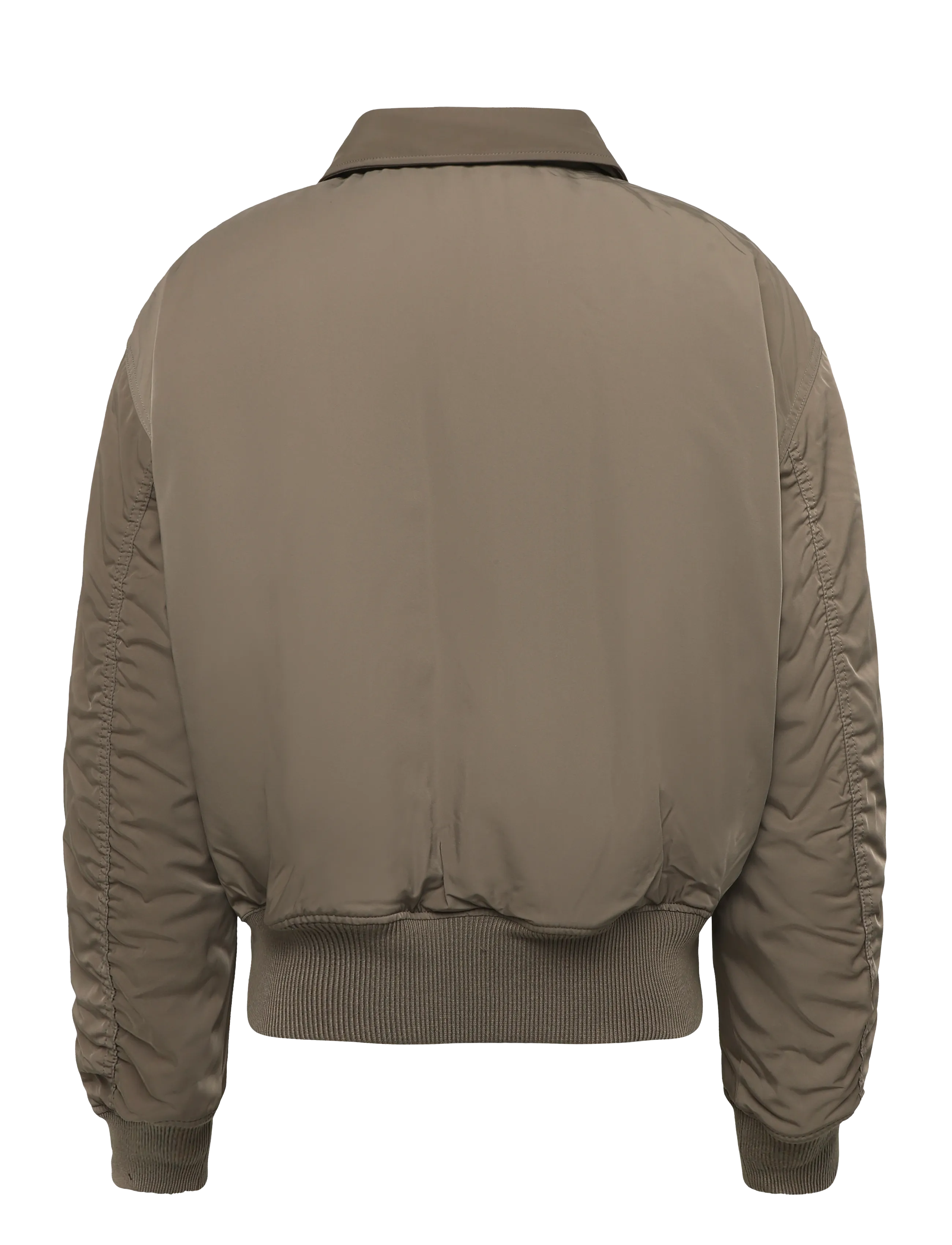 Weekday - Padded Twill Bomber Jacket - dark beige - 1