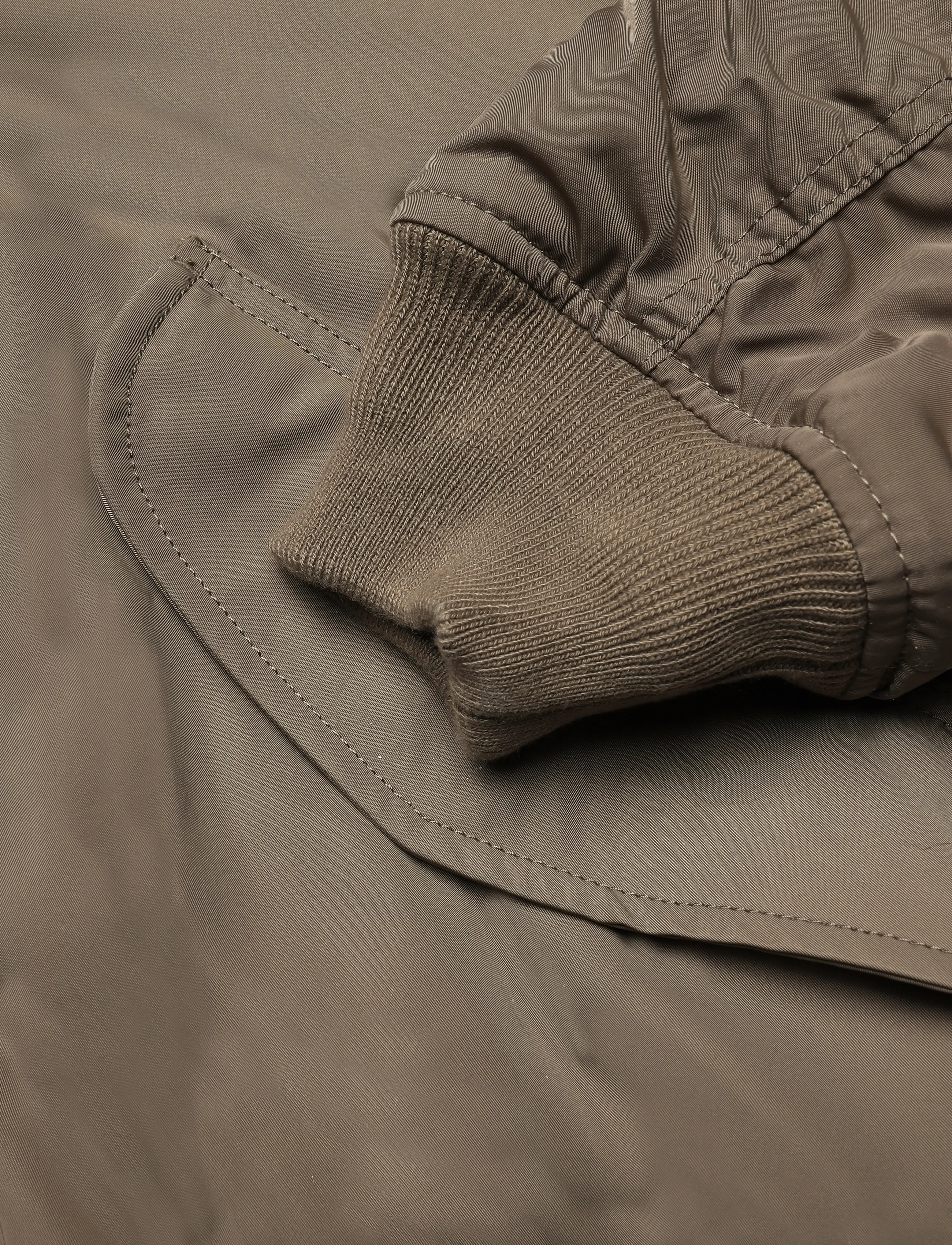Weekday - Padded Twill Bomber Jacket - dark beige - 3