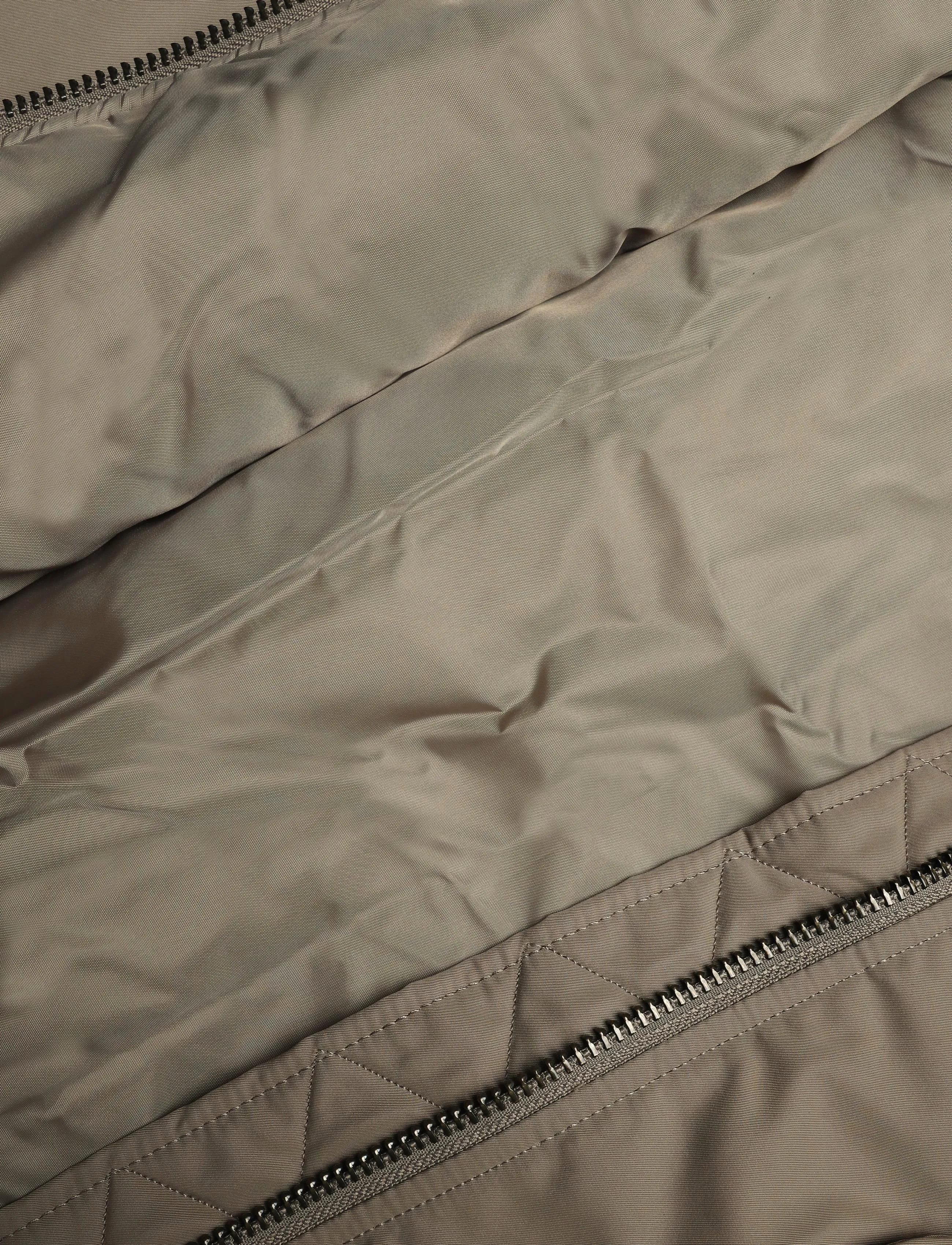 Weekday - Padded Twill Bomber Jacket - dark beige - 5
