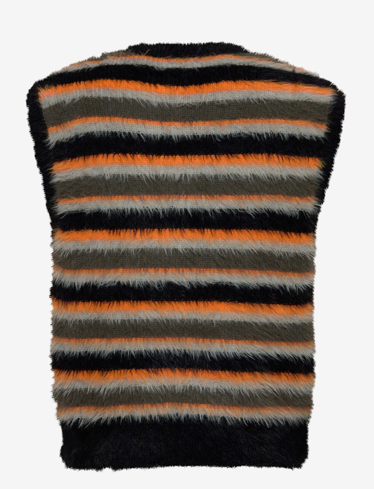 Weekday - Striped Hairy Knit Vest - gestrickte westen - multi stripe - 1