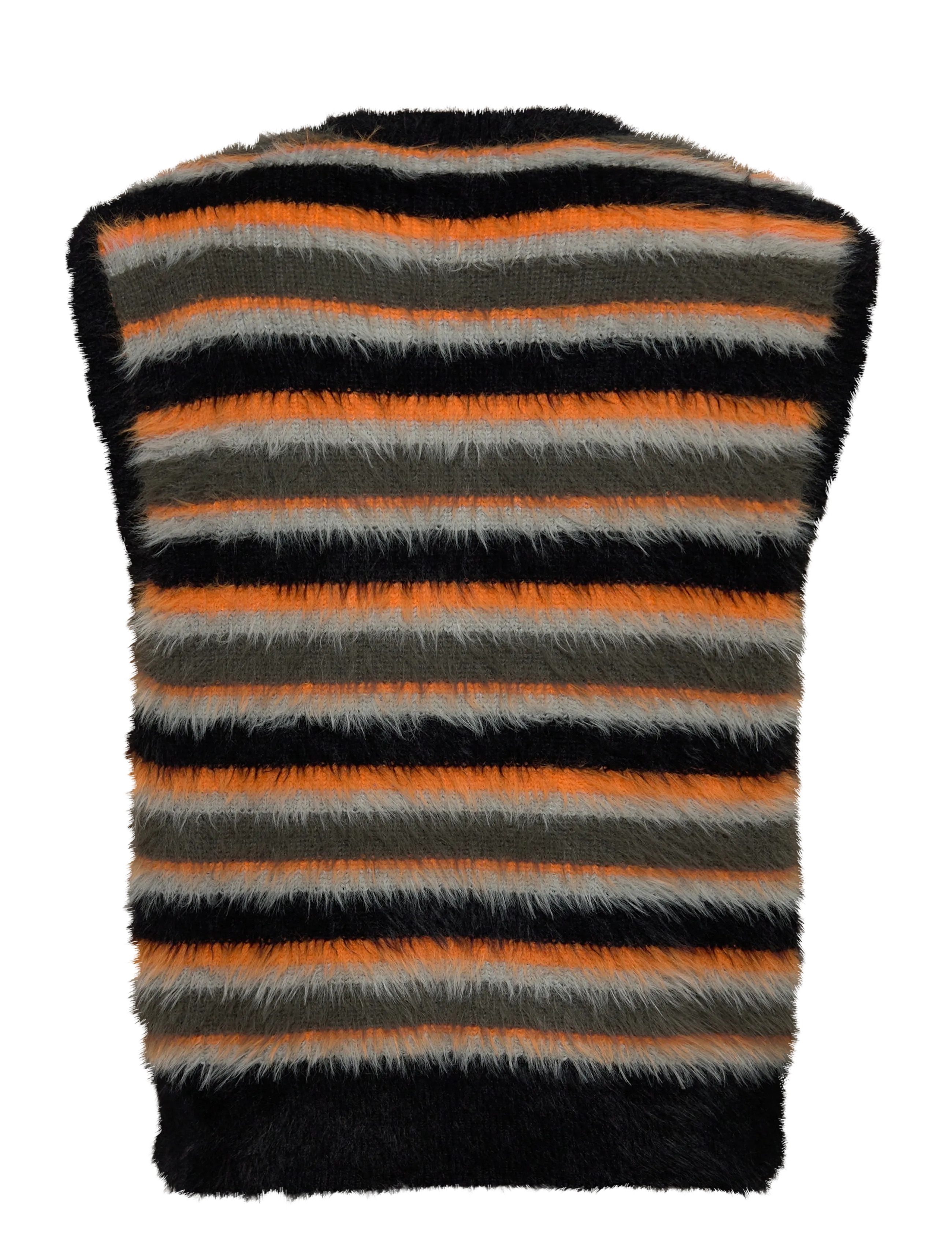 Weekday - Striped Hairy Knit Vest - gestrickte westen - multi stripe - 1