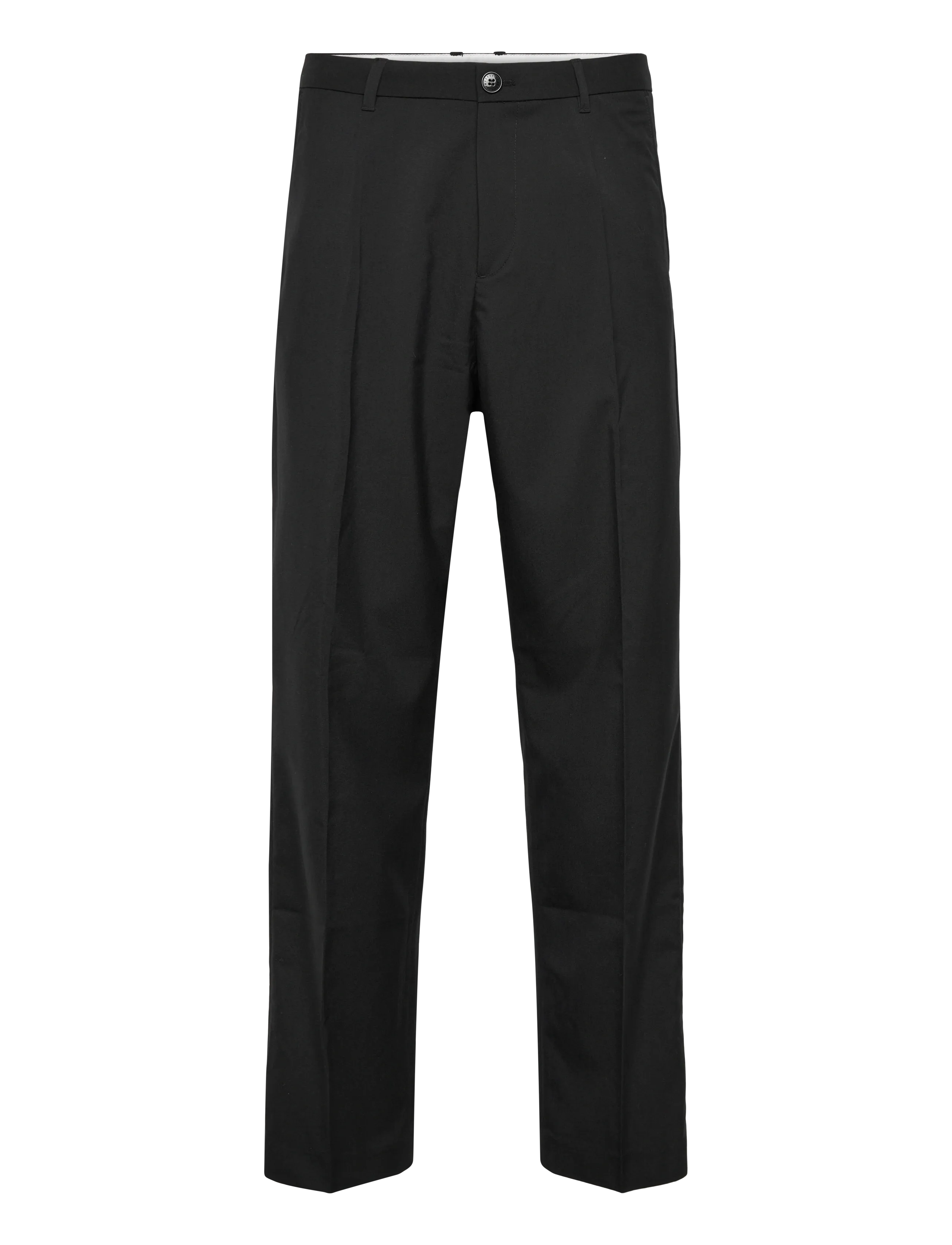 Weekday Relaxed Suit Trousers, 50, Black, Bukser > Formelle Bukser, Herre