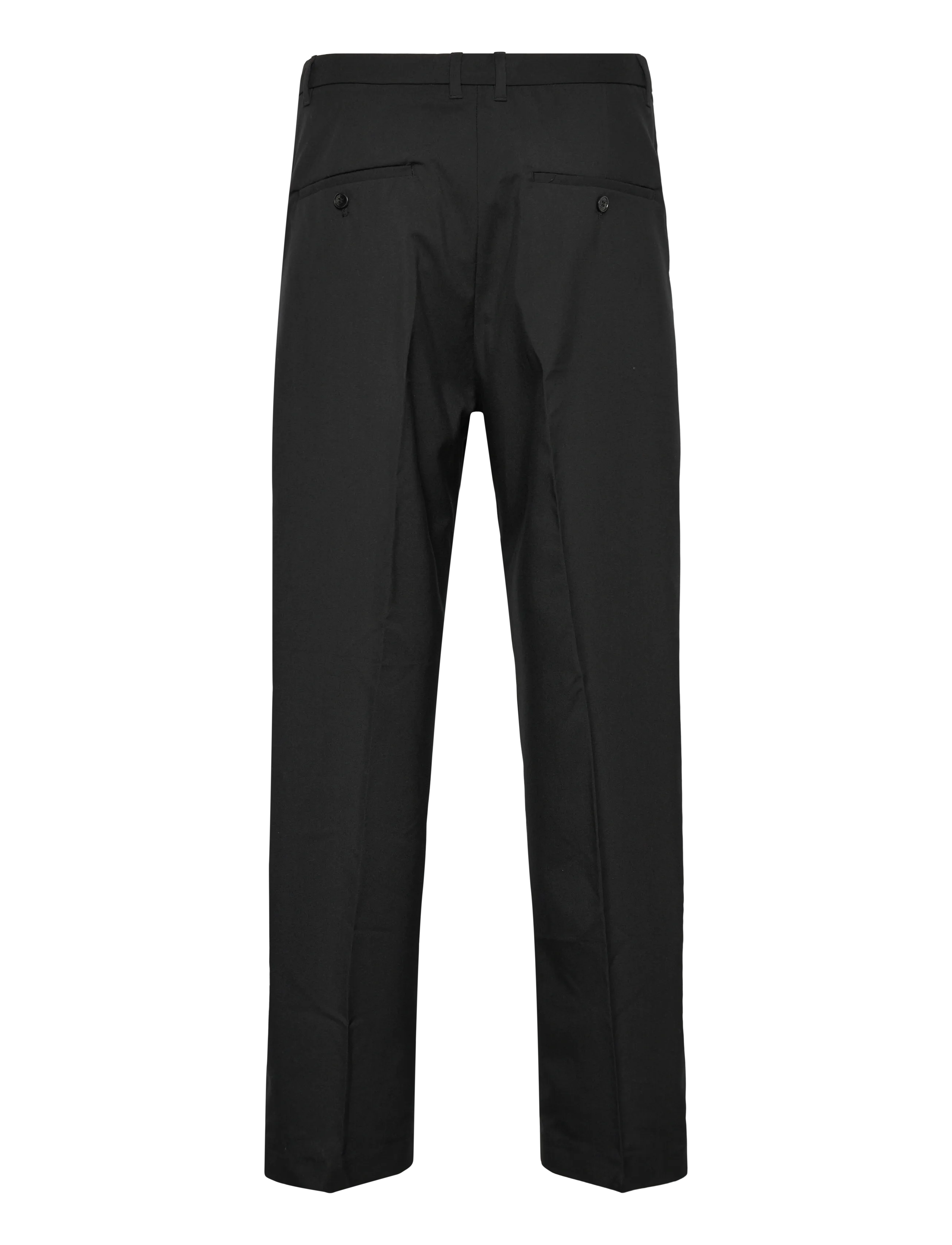 Weekday - Relaxed Suit Trousers - jakkafatabuxur - black - 1
