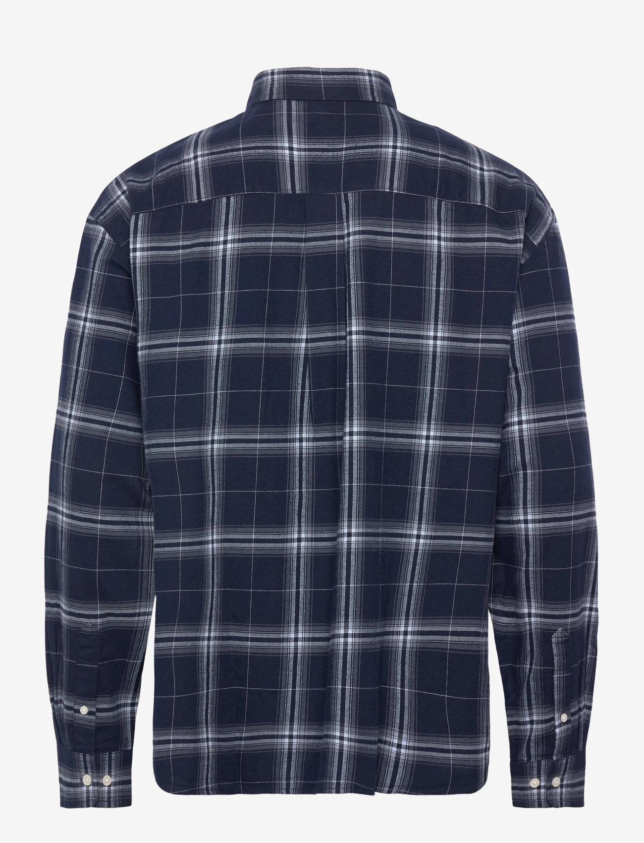 Weekday - Loose Fit Checked Flannel Shirt - flanellskjortor - green check - 1