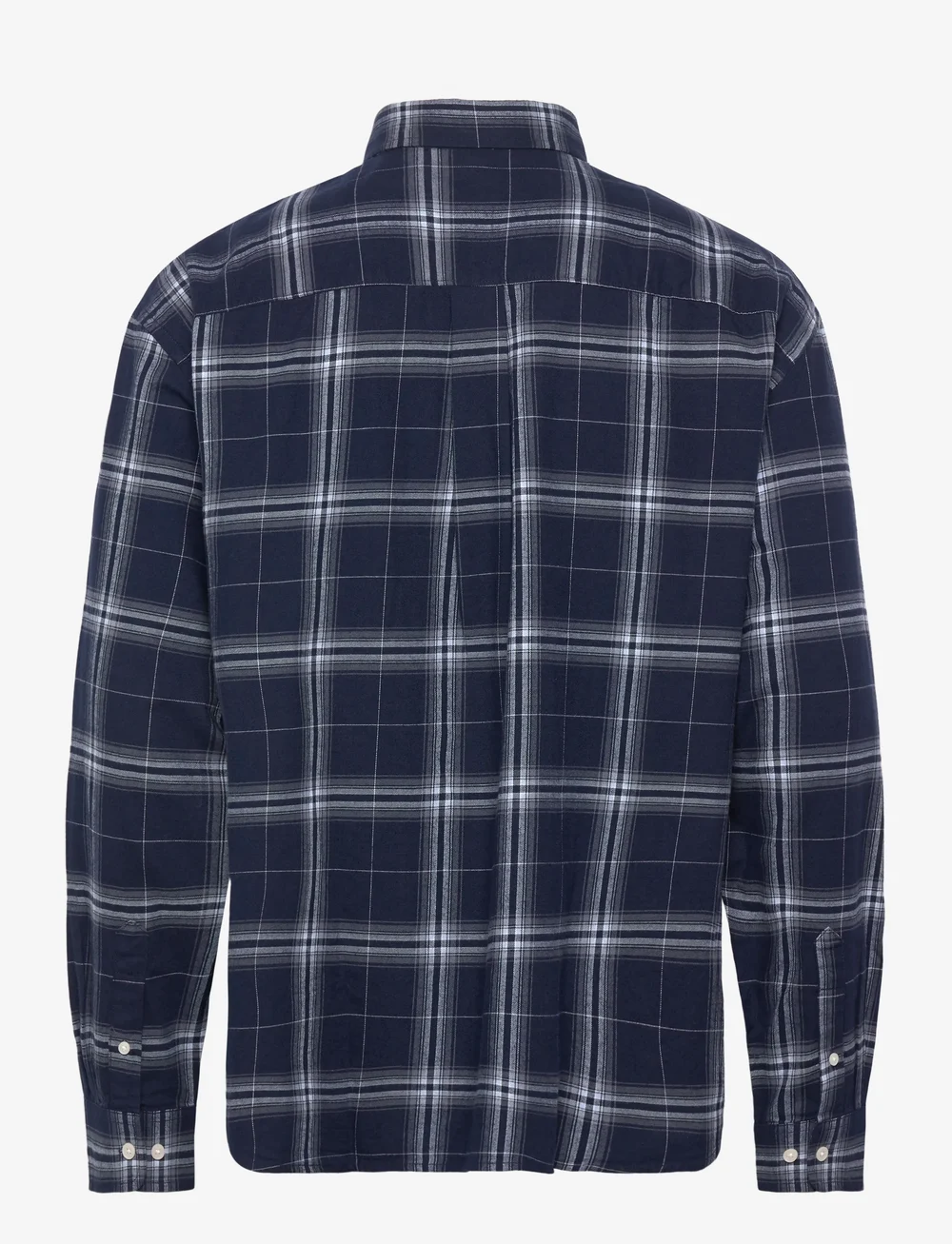 Weekday - Loose Fit Checked Flannel Shirt - flannel shirts - green check - 1