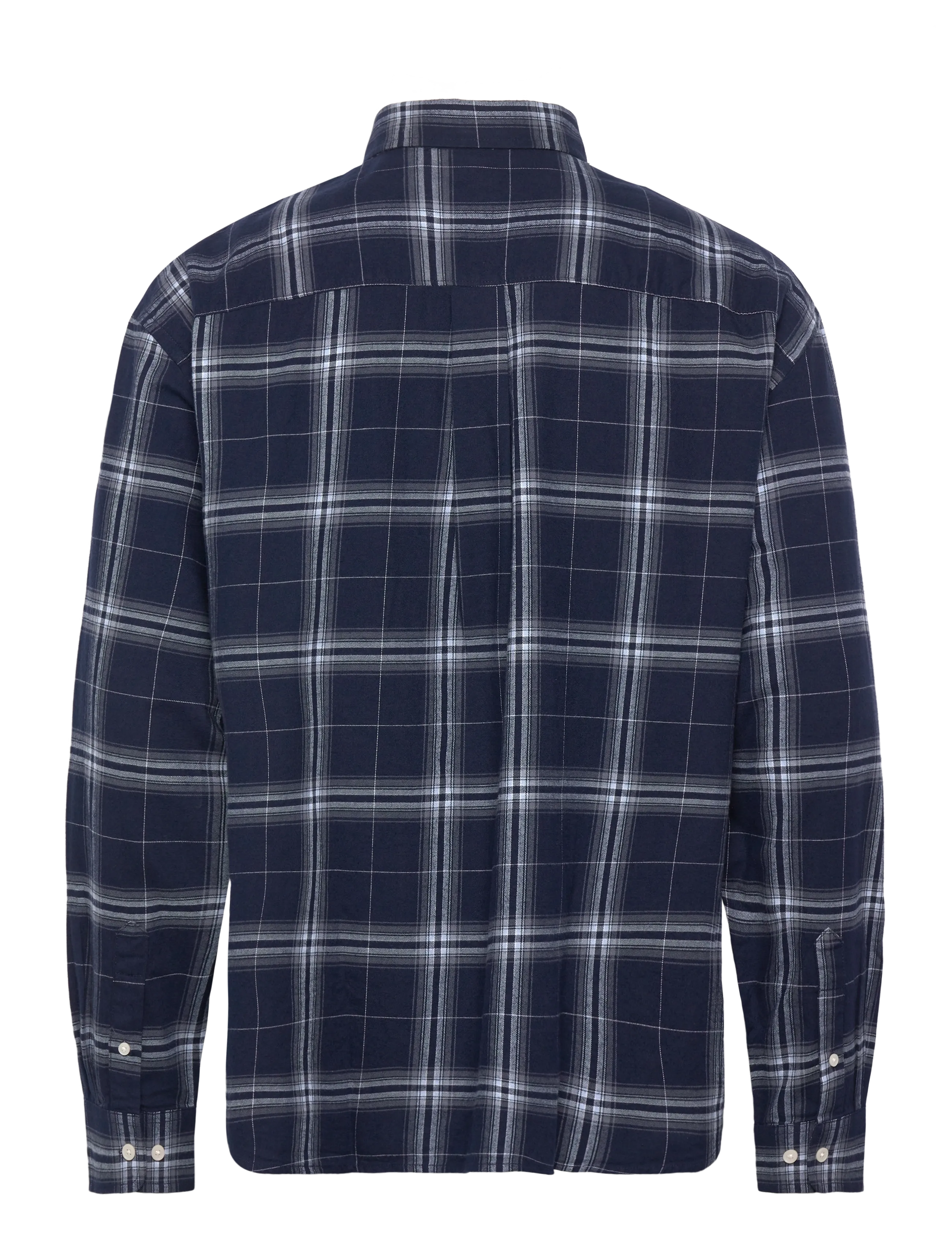 Weekday - Loose Fit Checked Flannel Shirt - green check - 1
