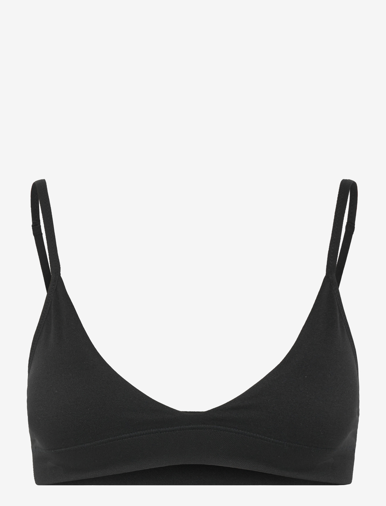Weekday - Soft Seamless Triangle Bra - rinnahoidja - black - 0