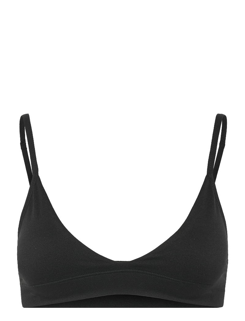 Weekday - Soft Seamless Triangle Bra - rinnahoidja - black - 0