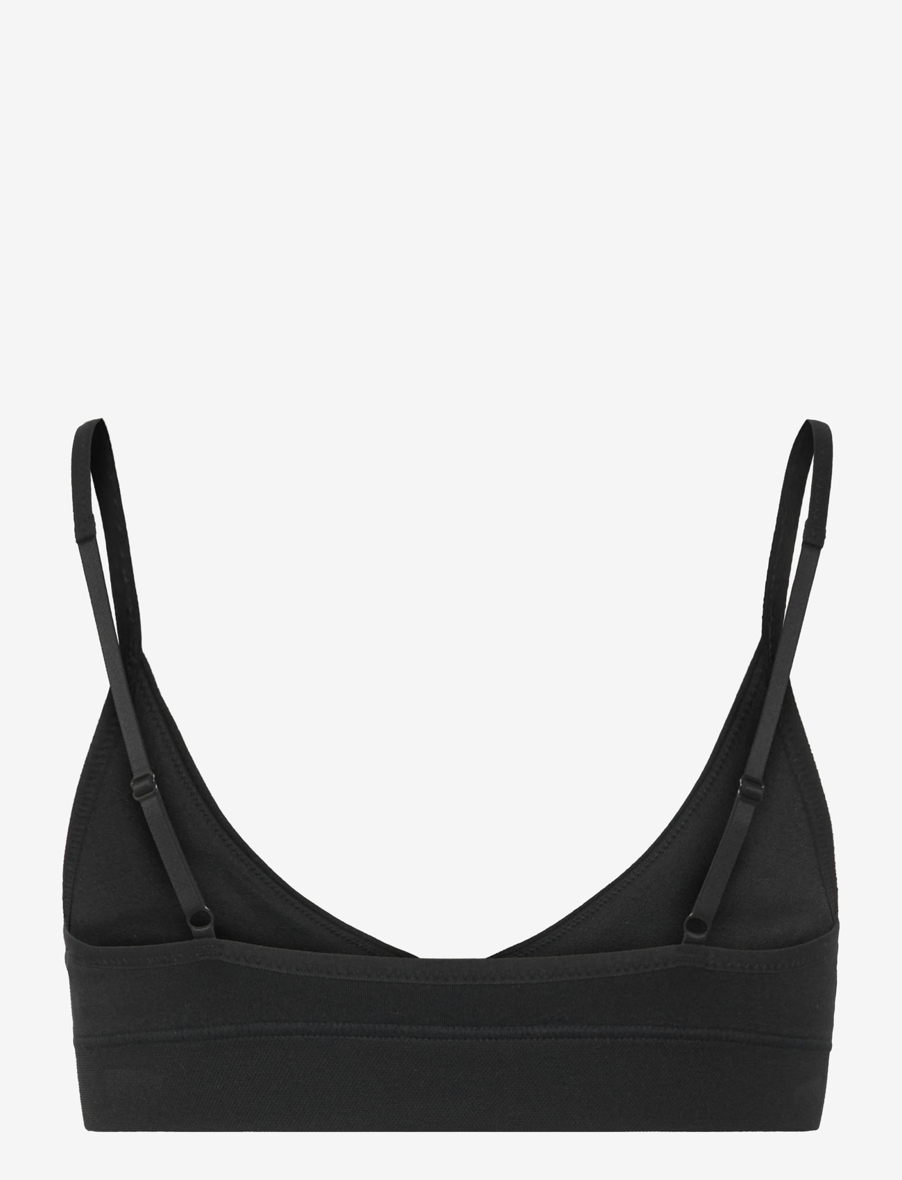 Weekday - Soft Seamless Triangle Bra - rinnahoidja - black - 1