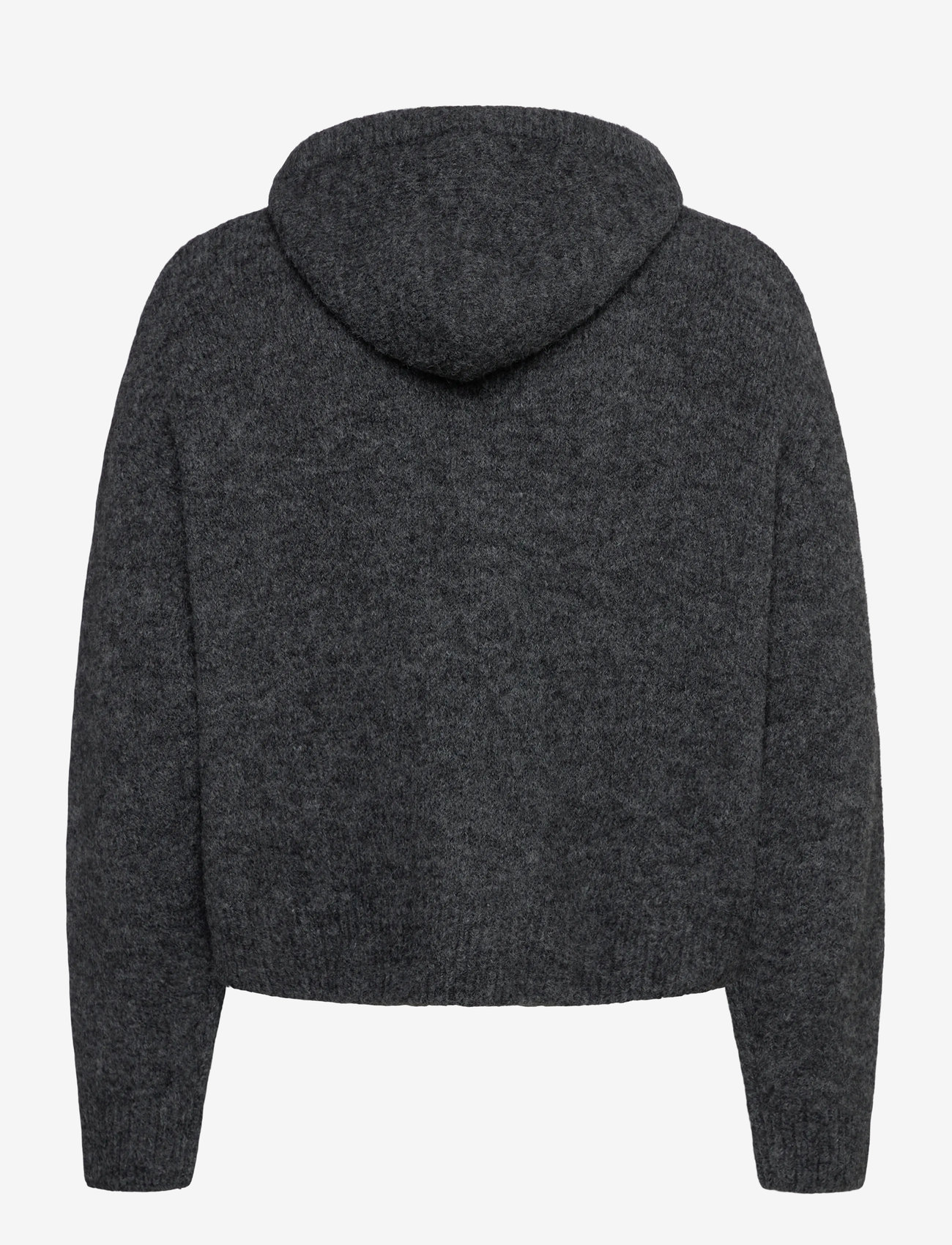 Weekday - Boxy Woolblend Hoodie - grey melange - 1