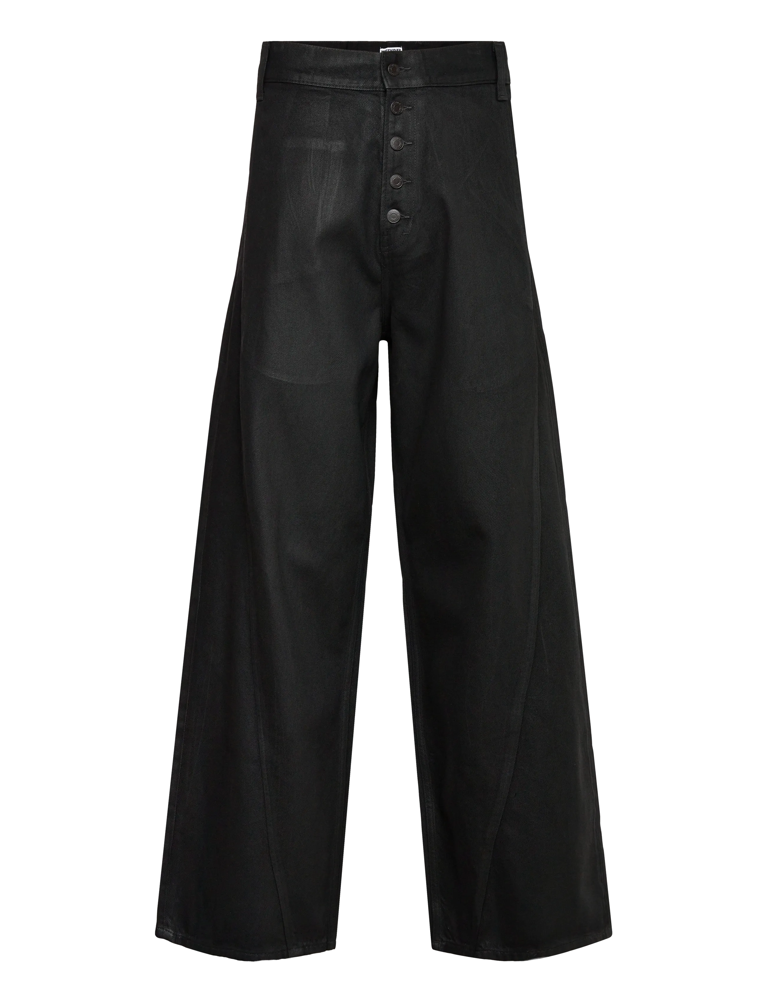 Weekday Astro Loose Utility Baggy Leg Jeans, 29, Schwarz - Relaxed, Frauen