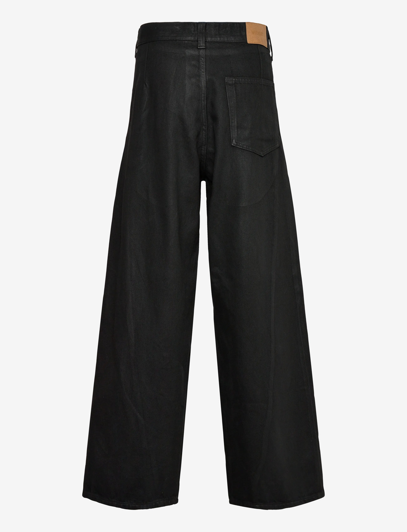 Weekday - Astro Loose Utility Baggy Leg Jeans - wide leg jeans - black coating - 2
