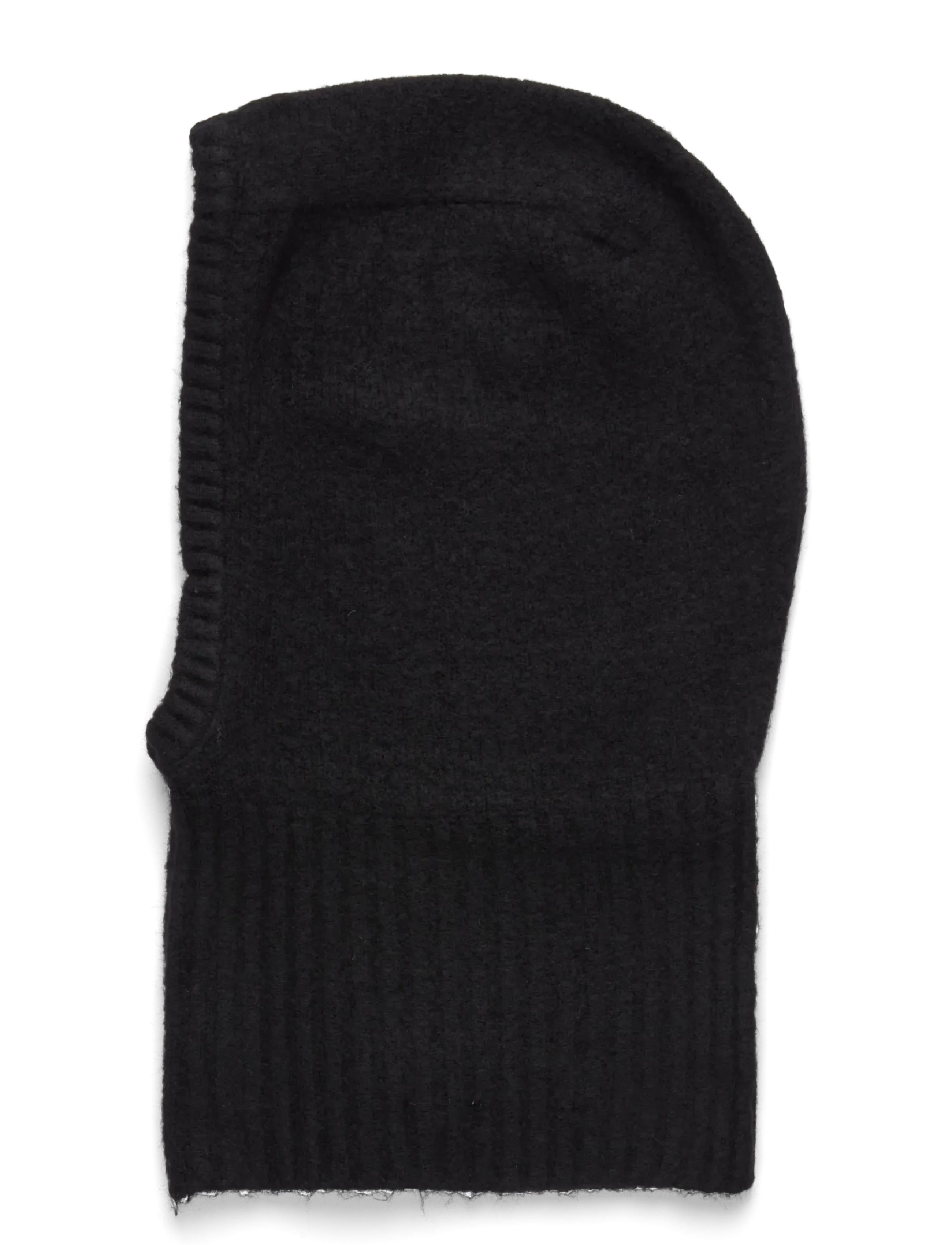 Weekday - Soft Ribbed Knitted Hood - black - 1