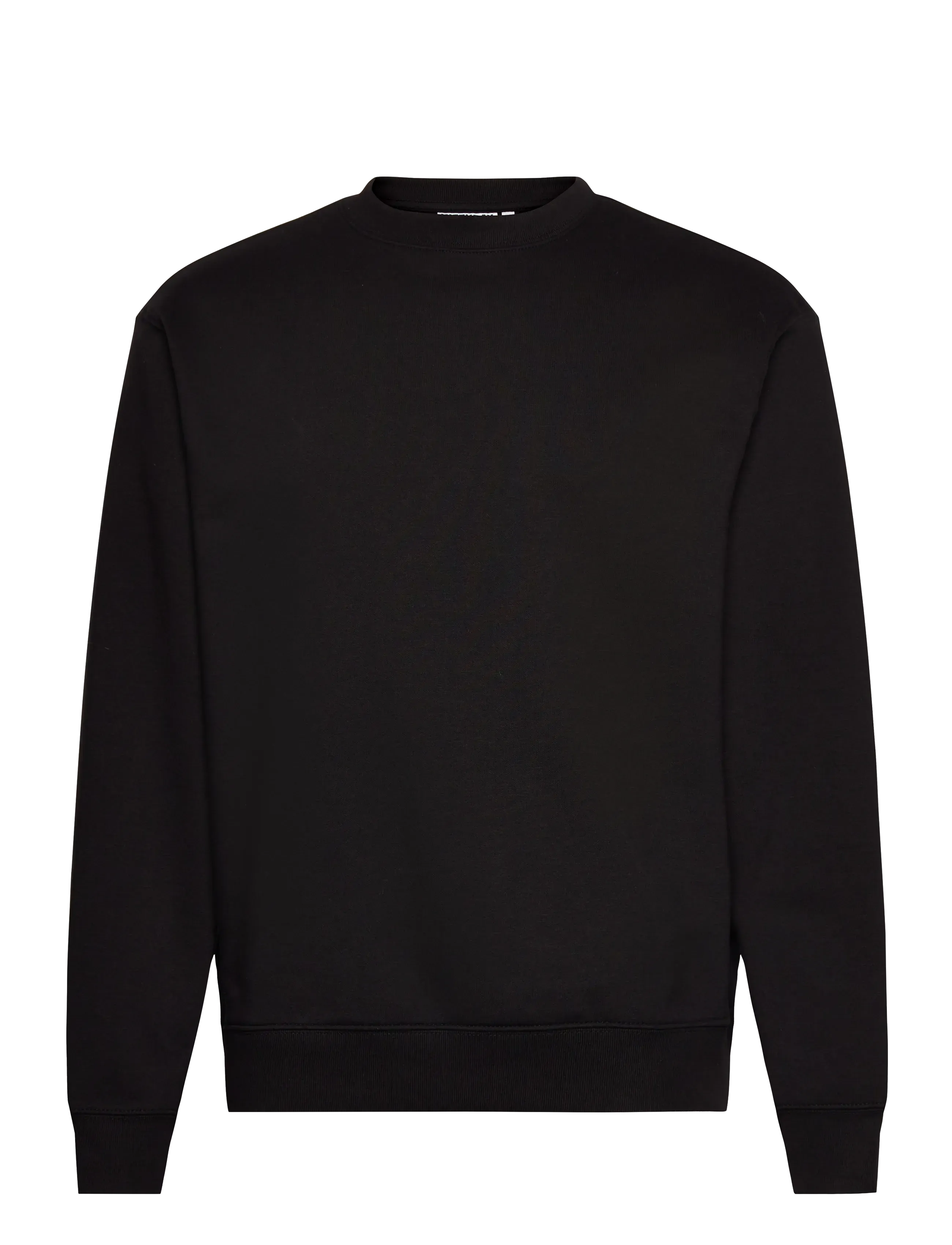 Weekday Classic Sweatshirt, XS, Black, Sweatshirts & Hættetrøjer > Sweatshirts, Herre