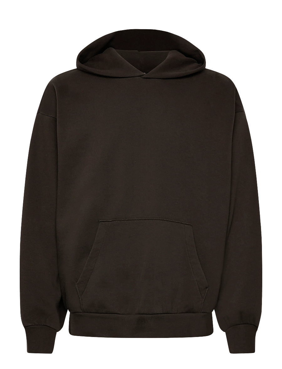Weekday - Loose Fit Hoodie - kapuzenpullover - dark brown - 0