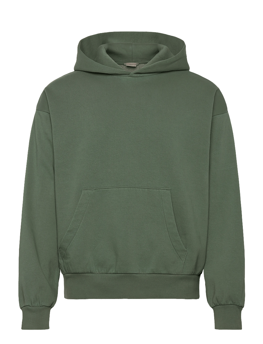 Weekday - Loose Fit Hoodie - kapuzenpullover - dark green pigment dye - 0