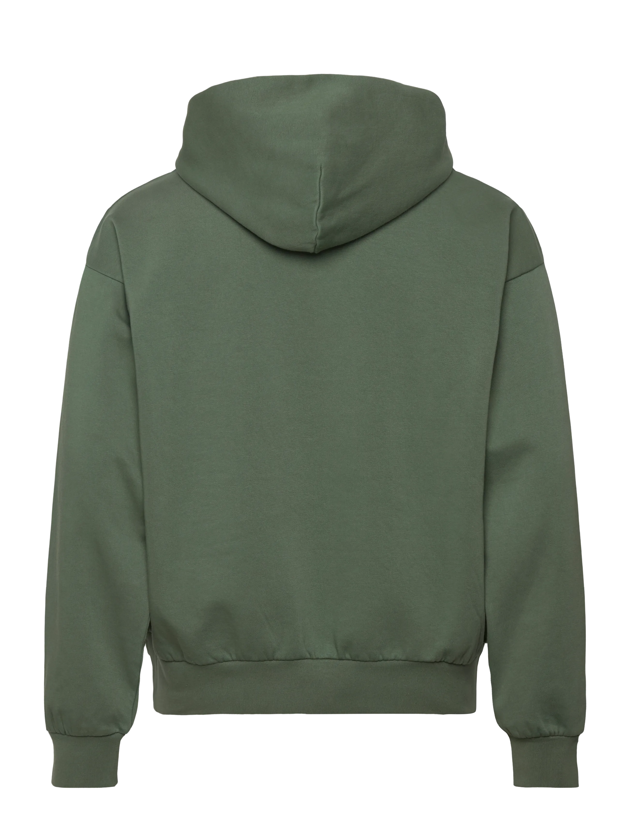 Weekday - Loose Fit Hoodie - hættetrøjer - dark green pigment dye - 1