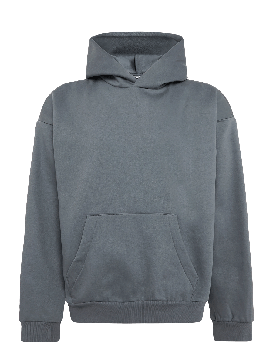 Weekday - Loose Fit Hoodie - hoodies - dark grey - 0