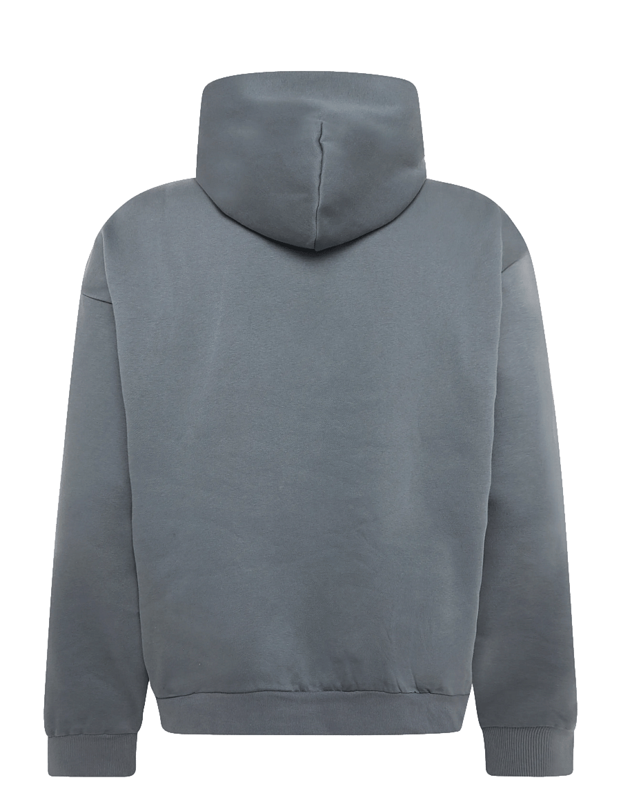 Weekday - Loose Fit Hoodie - hoodies - dark grey - 1
