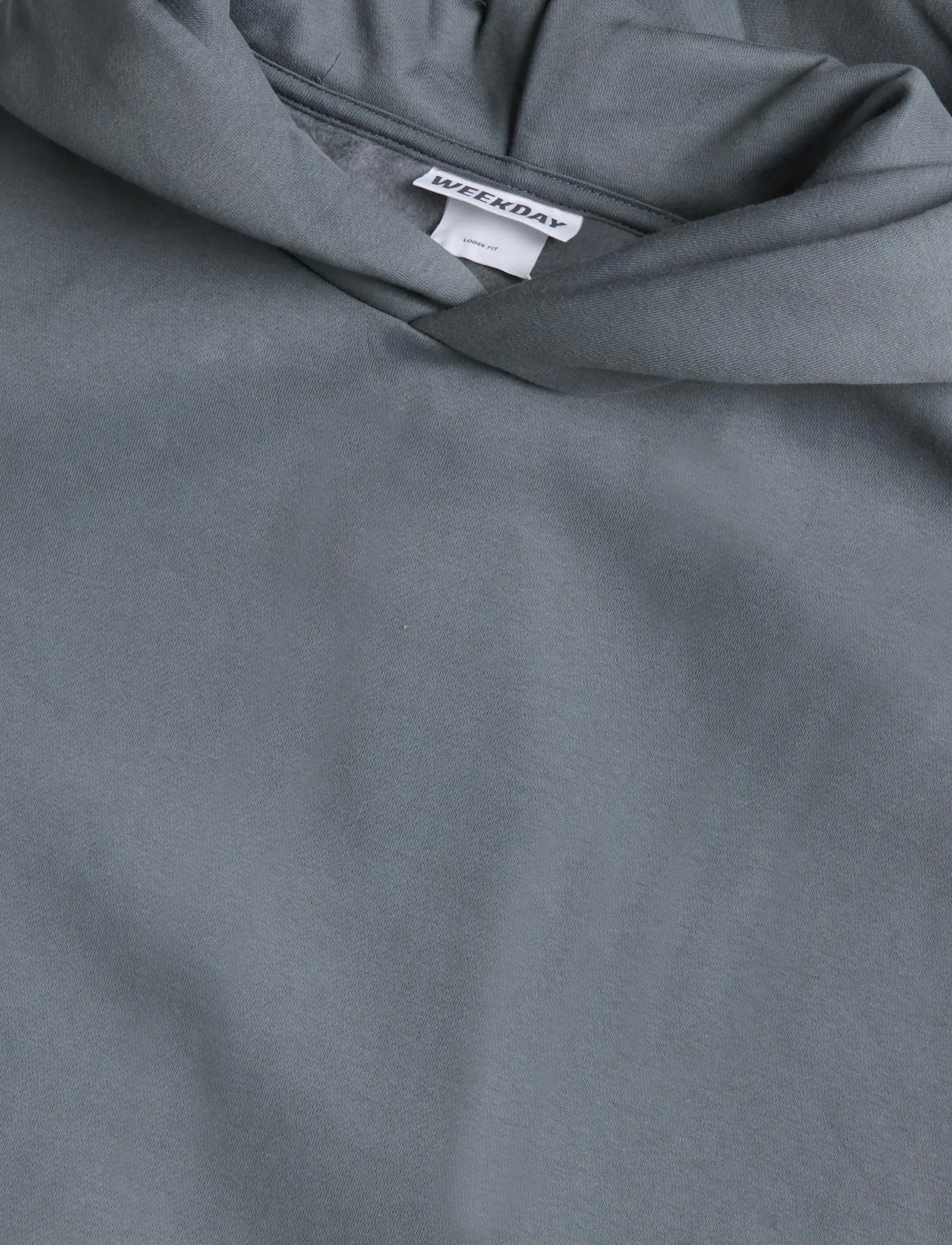 Weekday - Loose Fit Hoodie - hoodies - dark grey - 2