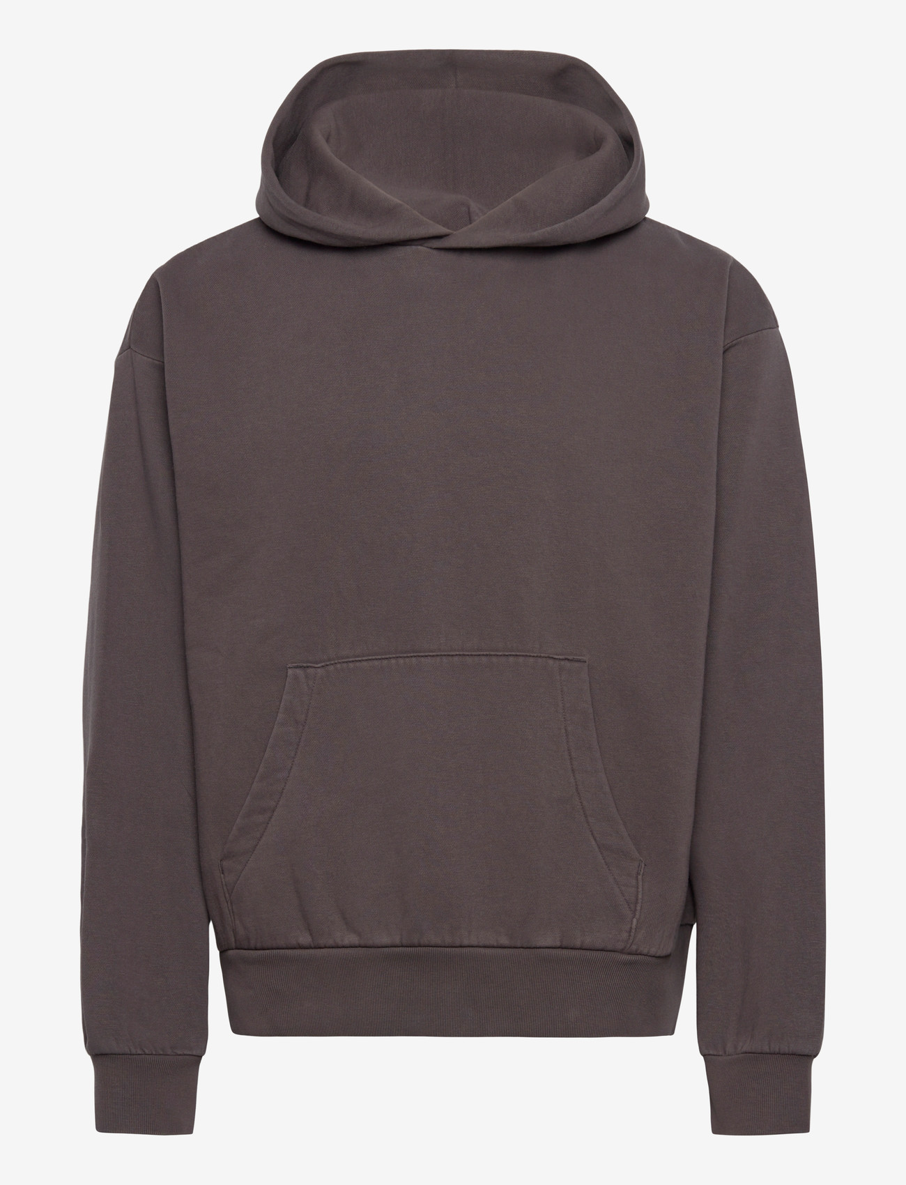 Weekday - Loose Fit Hoodie - hoodies - washed brown - 0