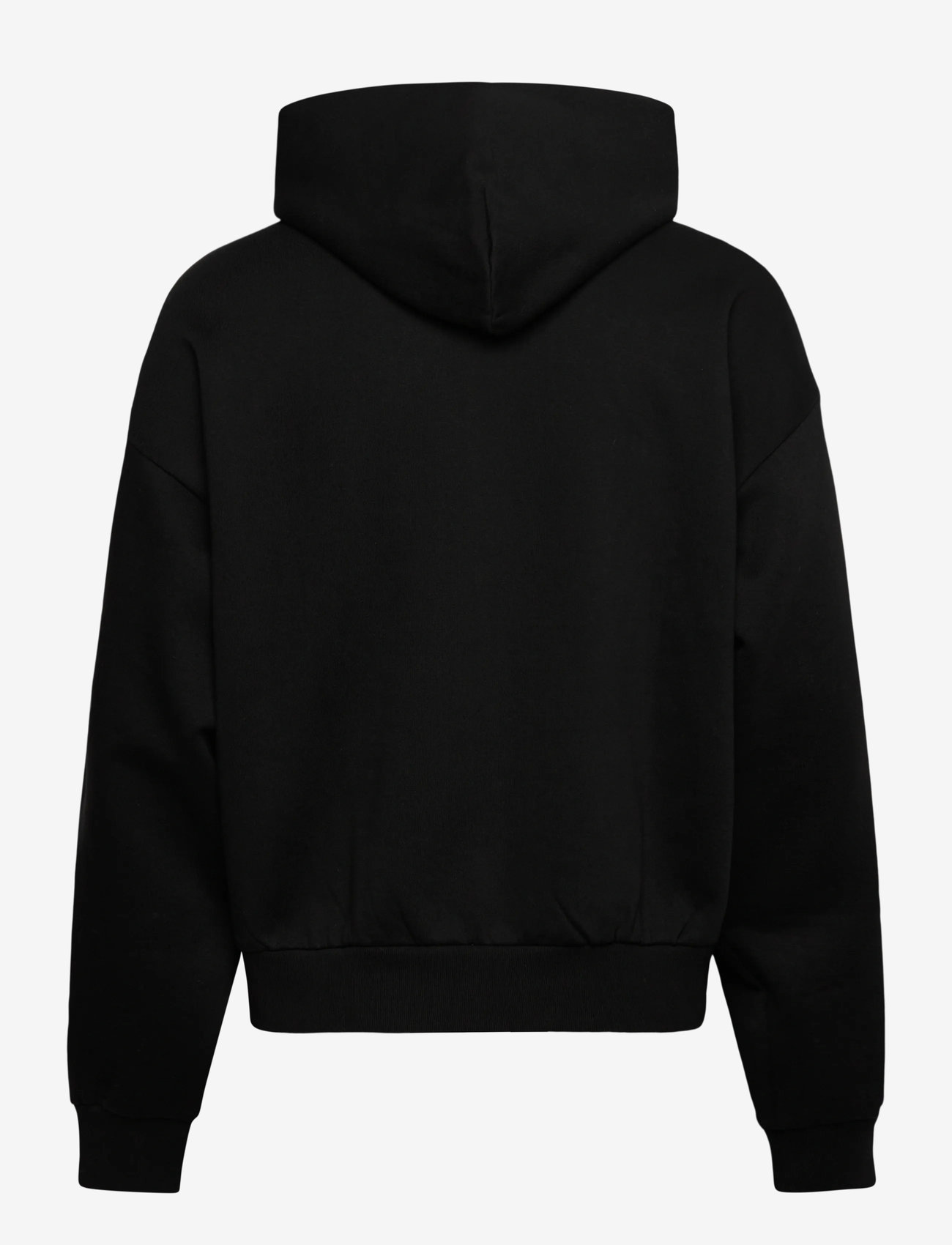 Weekday - Loose Fit Zip Hoodie - hoodies - black - 1