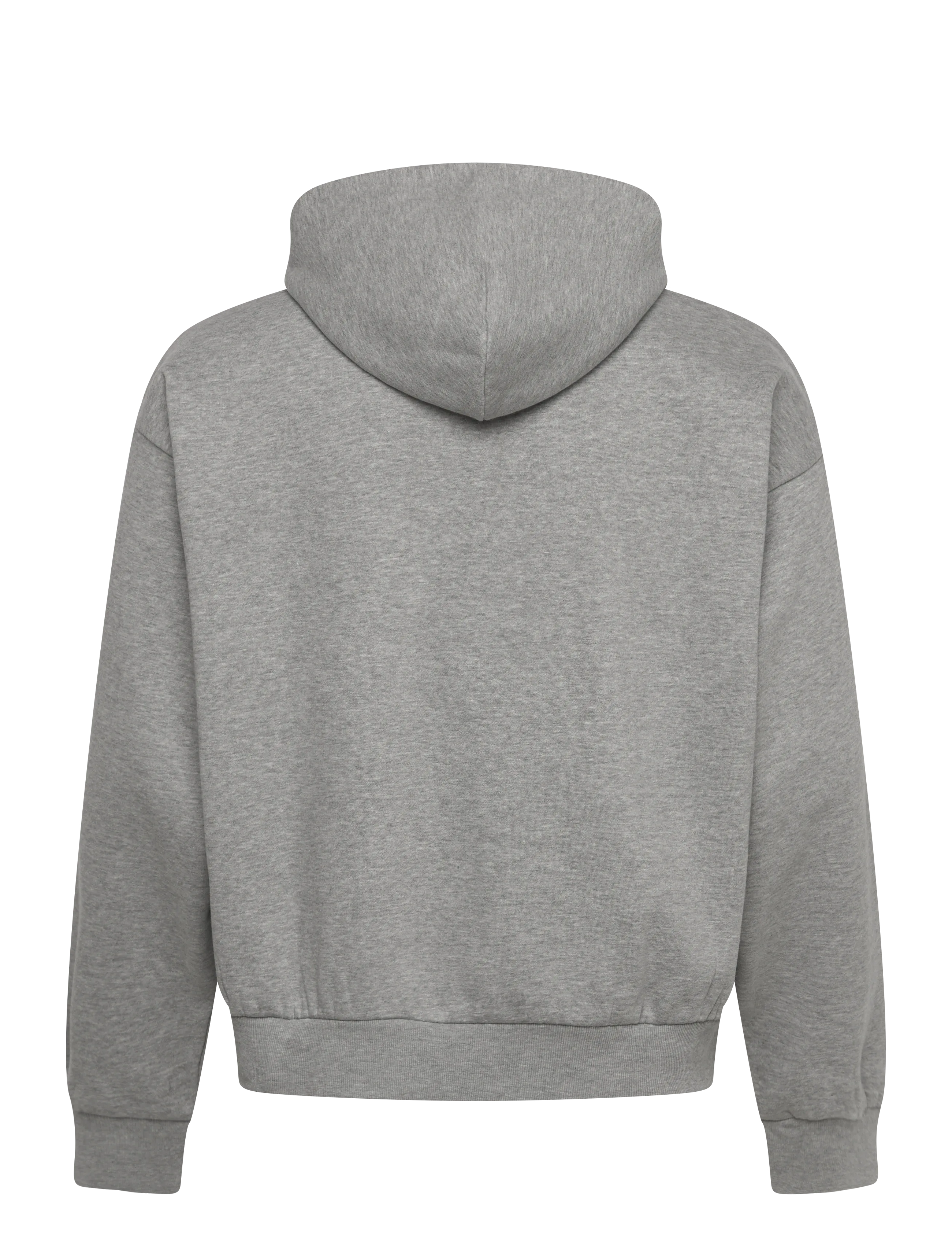 Weekday - Loose Fit Zip Hoodie - kapuzenpullover - grey melange - 1