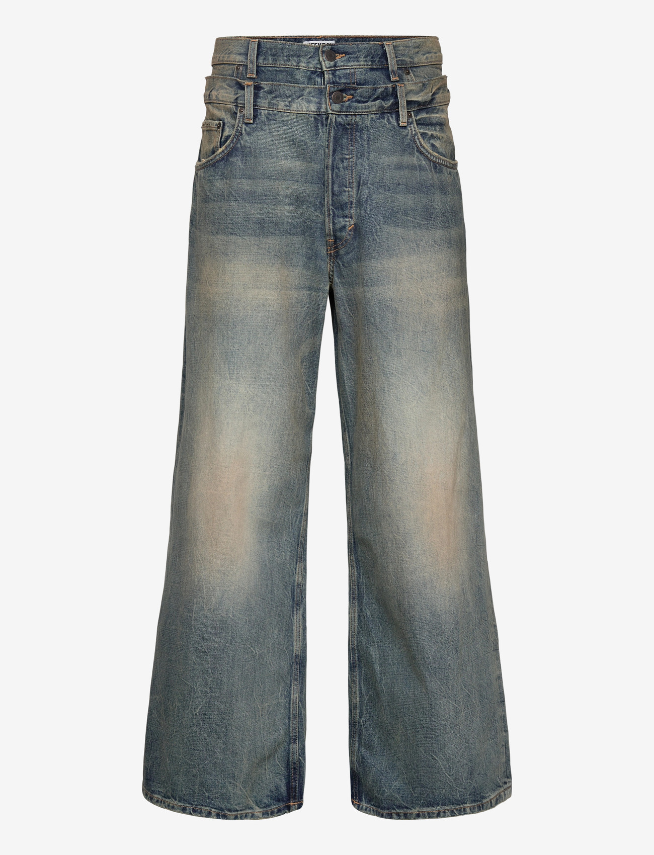 Weekday - Dual Waistband Jeans U - loose jeans - arizona blue - 1