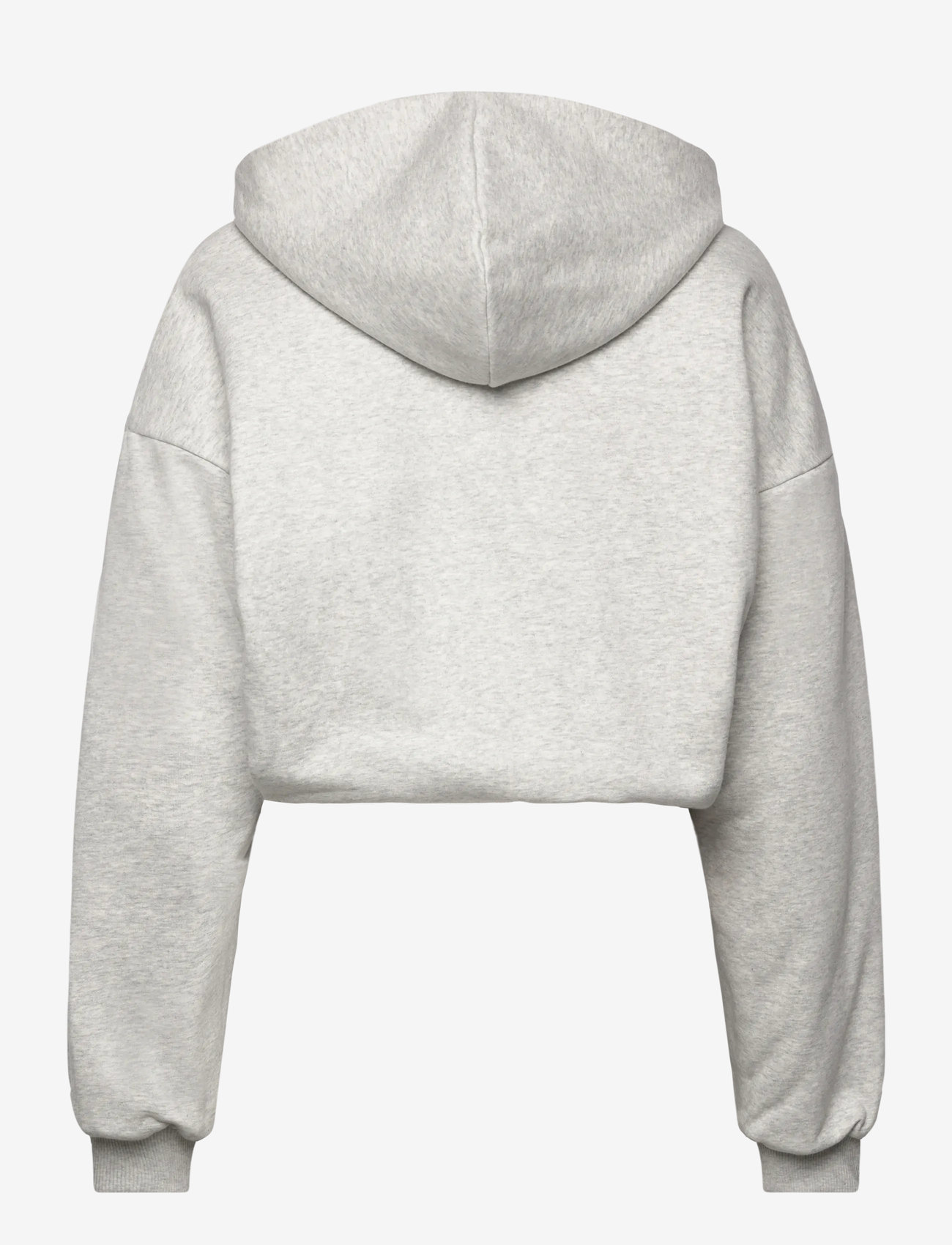 Weekday - Oversized Fleece Zip Hoodie - mid layer jackets - grey melange - 1