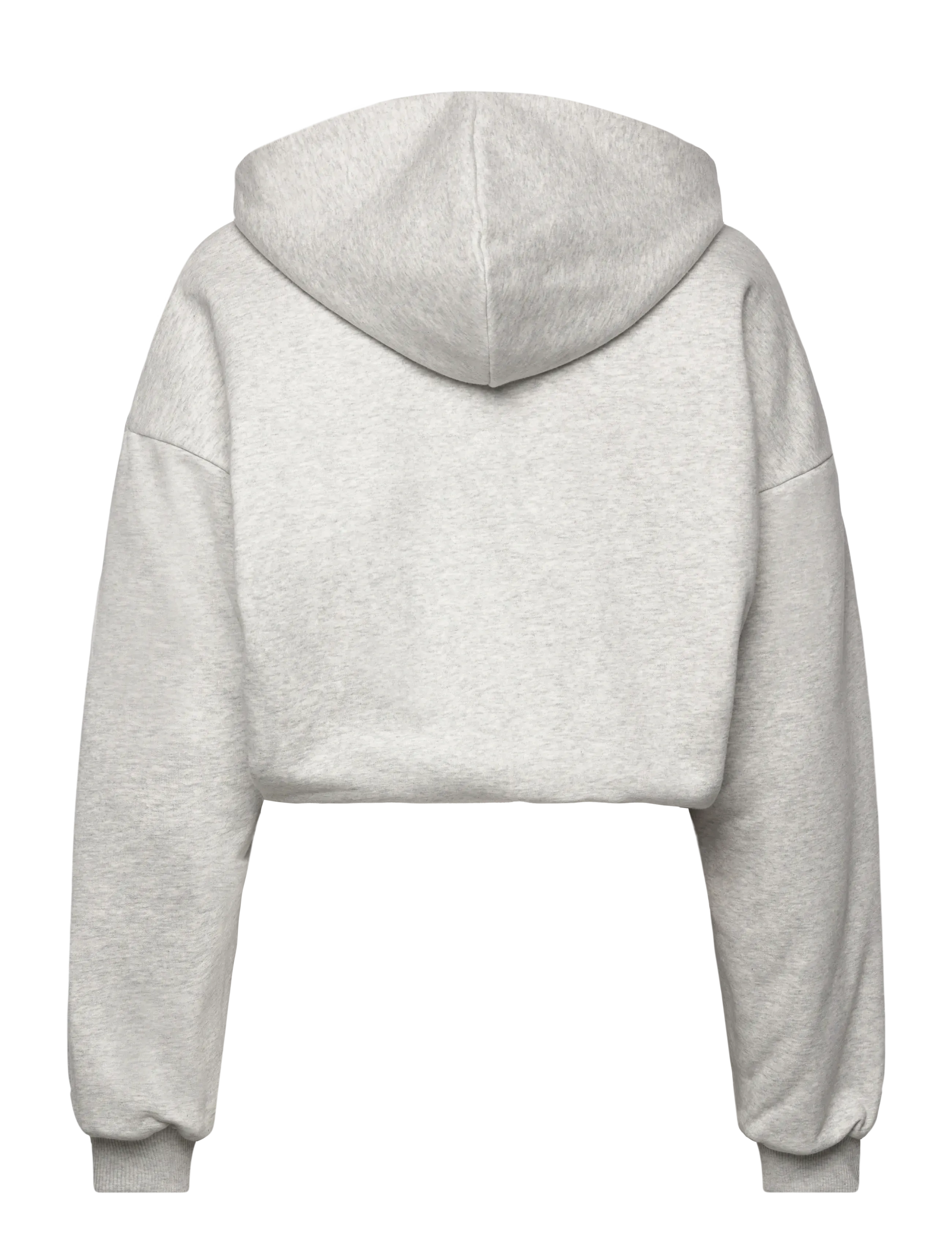 Weekday - Oversized Fleece Zip Hoodie - grey melange - 1