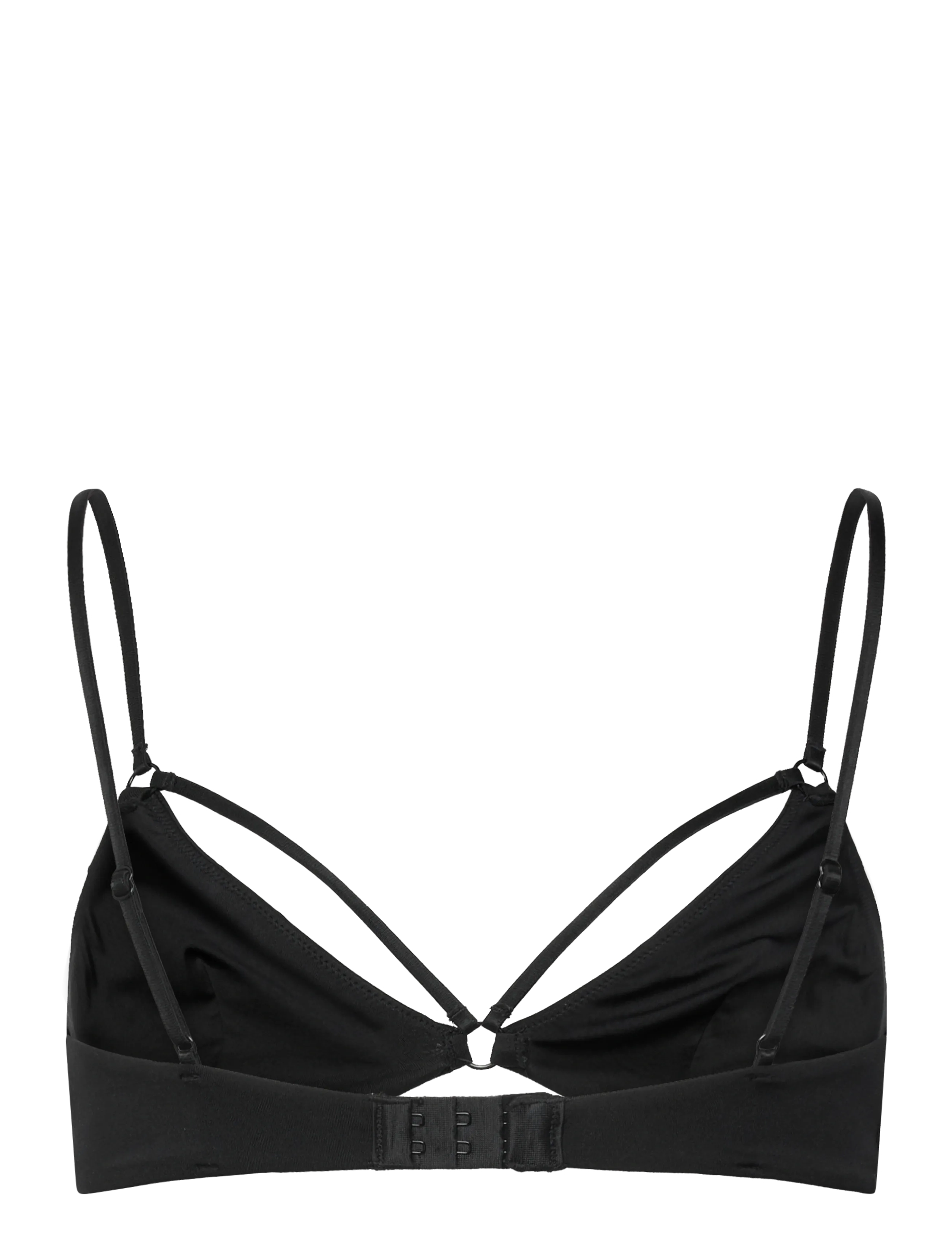 Weekday - Soft Strap Triangle Bra - non wired bras - black - 1