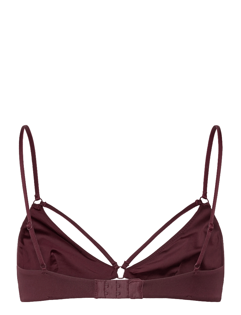 Weekday - Soft Strap Triangle Bra - bh'er uden bøjle - burgundy - 1