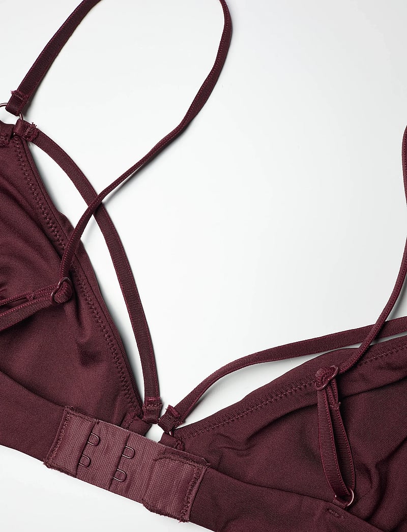 Weekday - Soft Strap Triangle Bra - bh'er uden bøjle - burgundy - 3