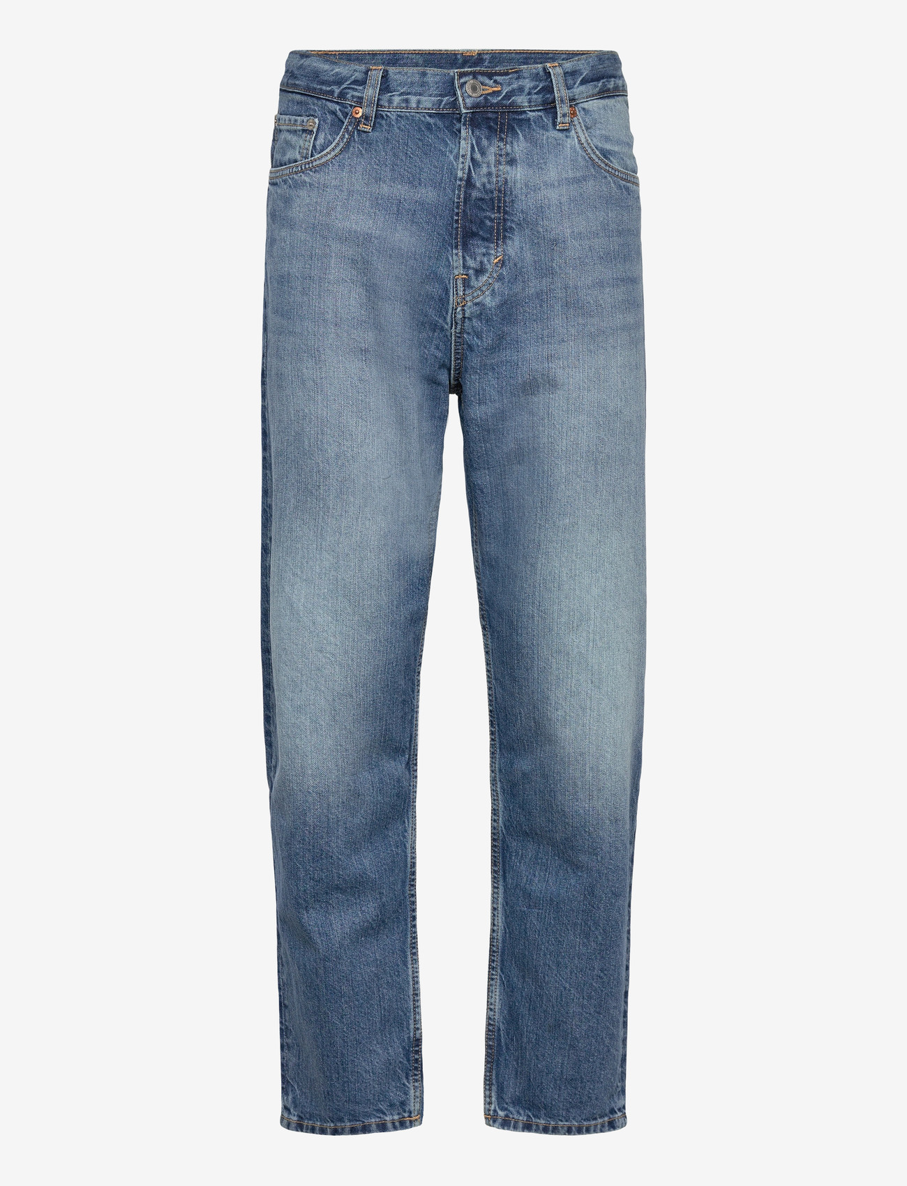 Weekday - Ray Mid Rise Relaxed Tapered Leg Jeans - regular jeans - radio blue - 0