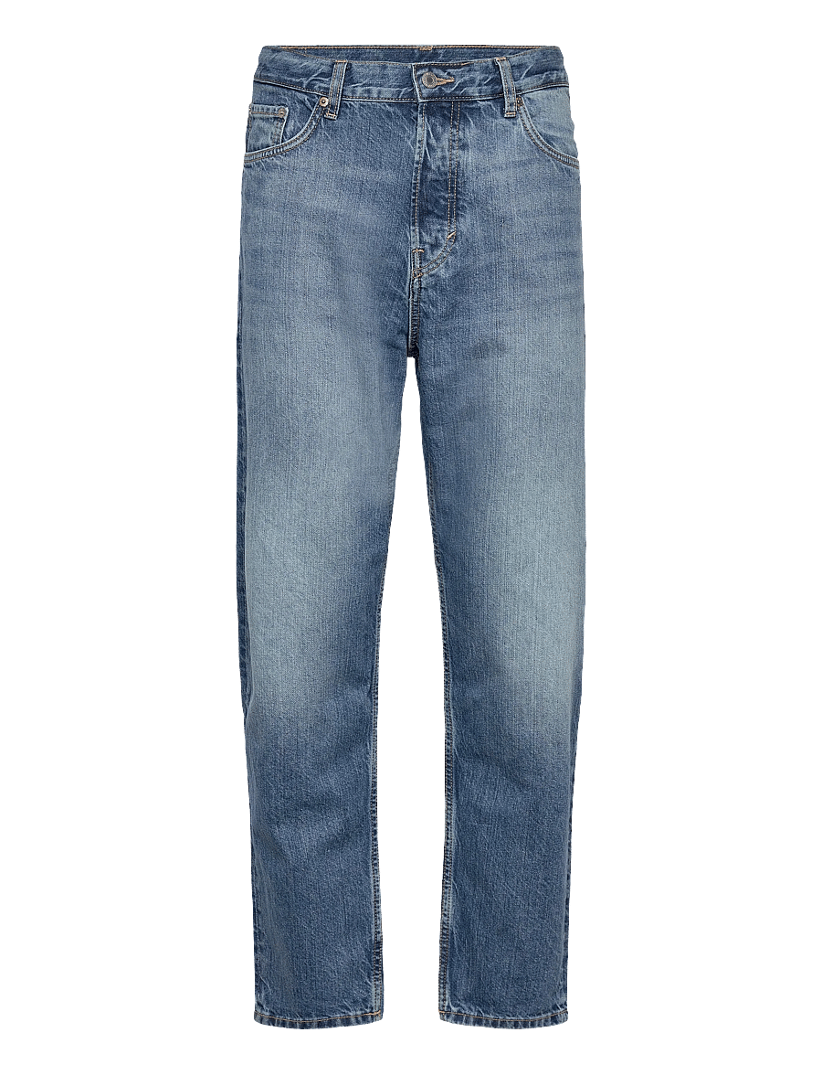 Weekday - Ray Mid Rise Relaxed Tapered Leg Jeans - normale jeans - radio blue - 0