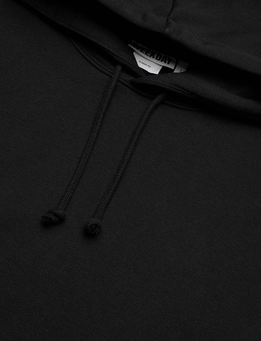 Weekday - Classic Hoodie - kapuzenpullover - black - 2