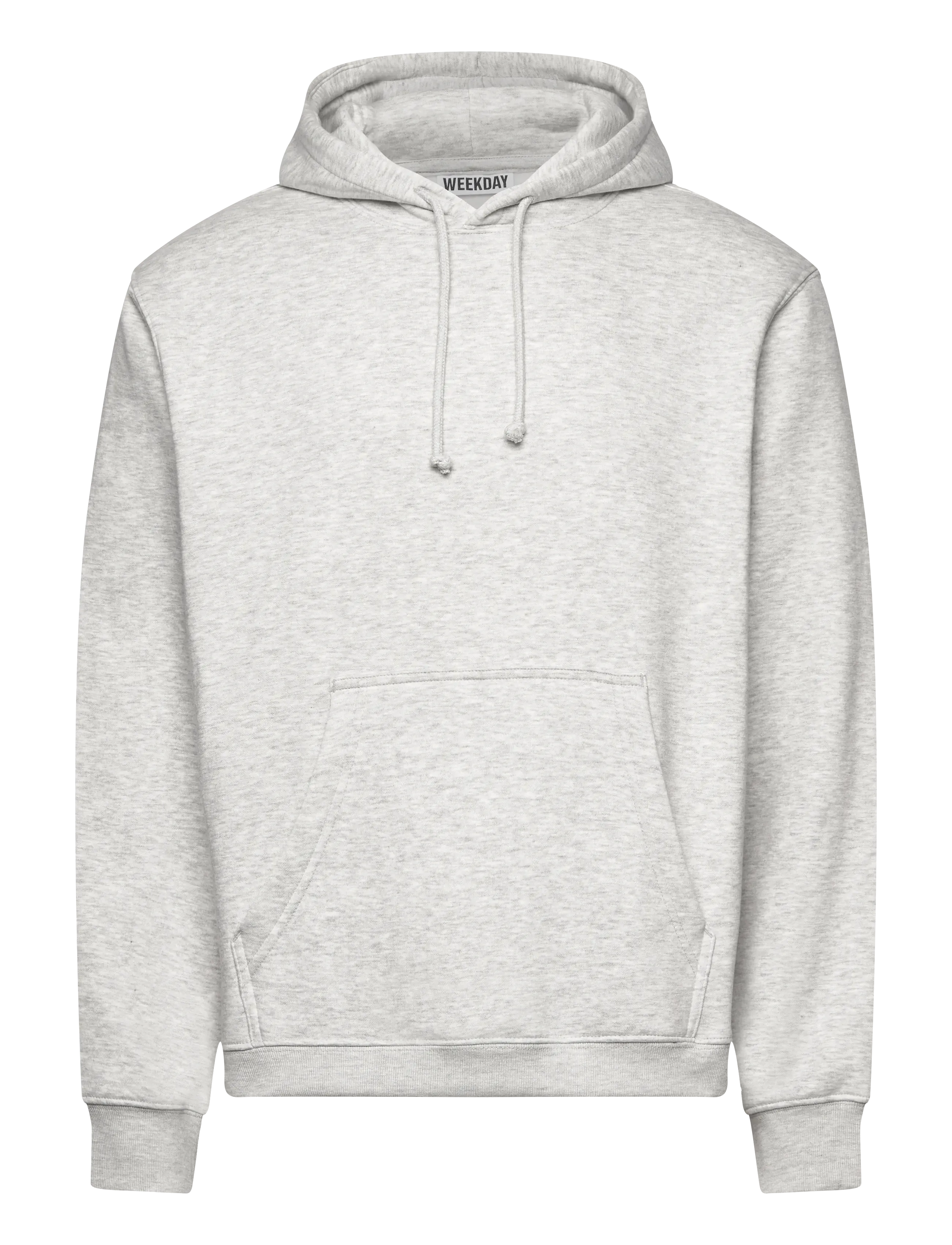 Weekday Classic Hoodie - Kapuzenpullover - GREY MELANGE / grey