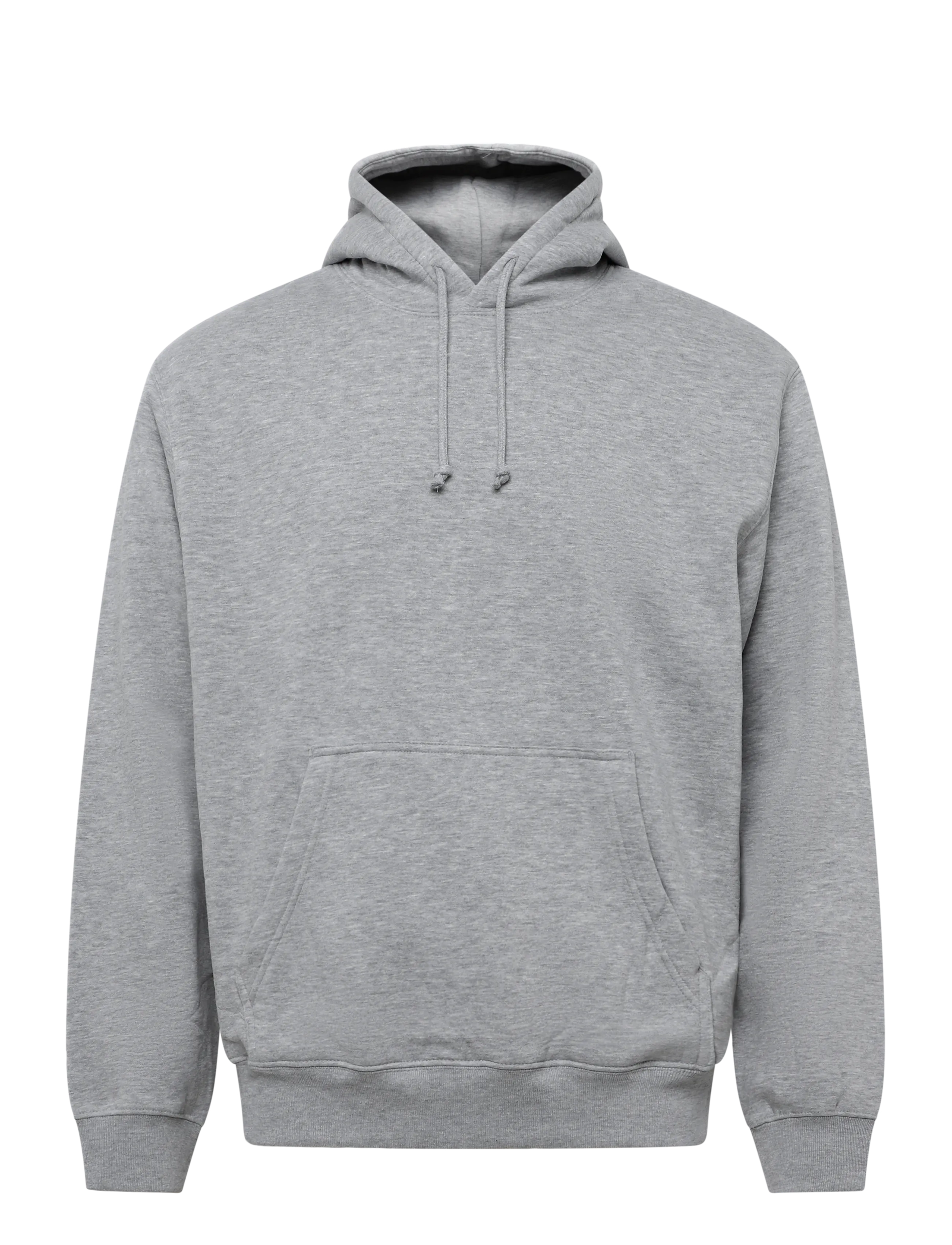 Weekday Classic Hoodie - Uus - GREY MELANGE / grey
