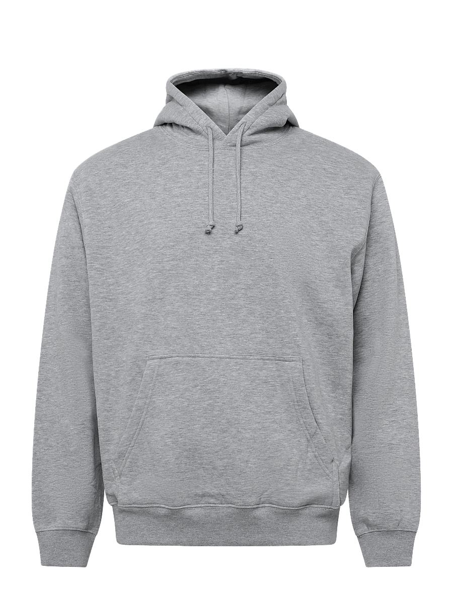 Weekday - Classic Hoodie - kapuzenpullover - grey melange - 0