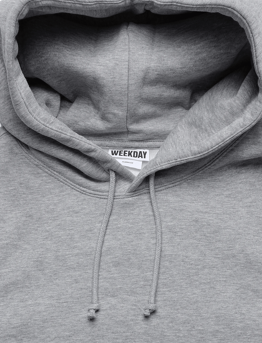 Weekday - Classic Hoodie - kapuzenpullover - grey melange - 2