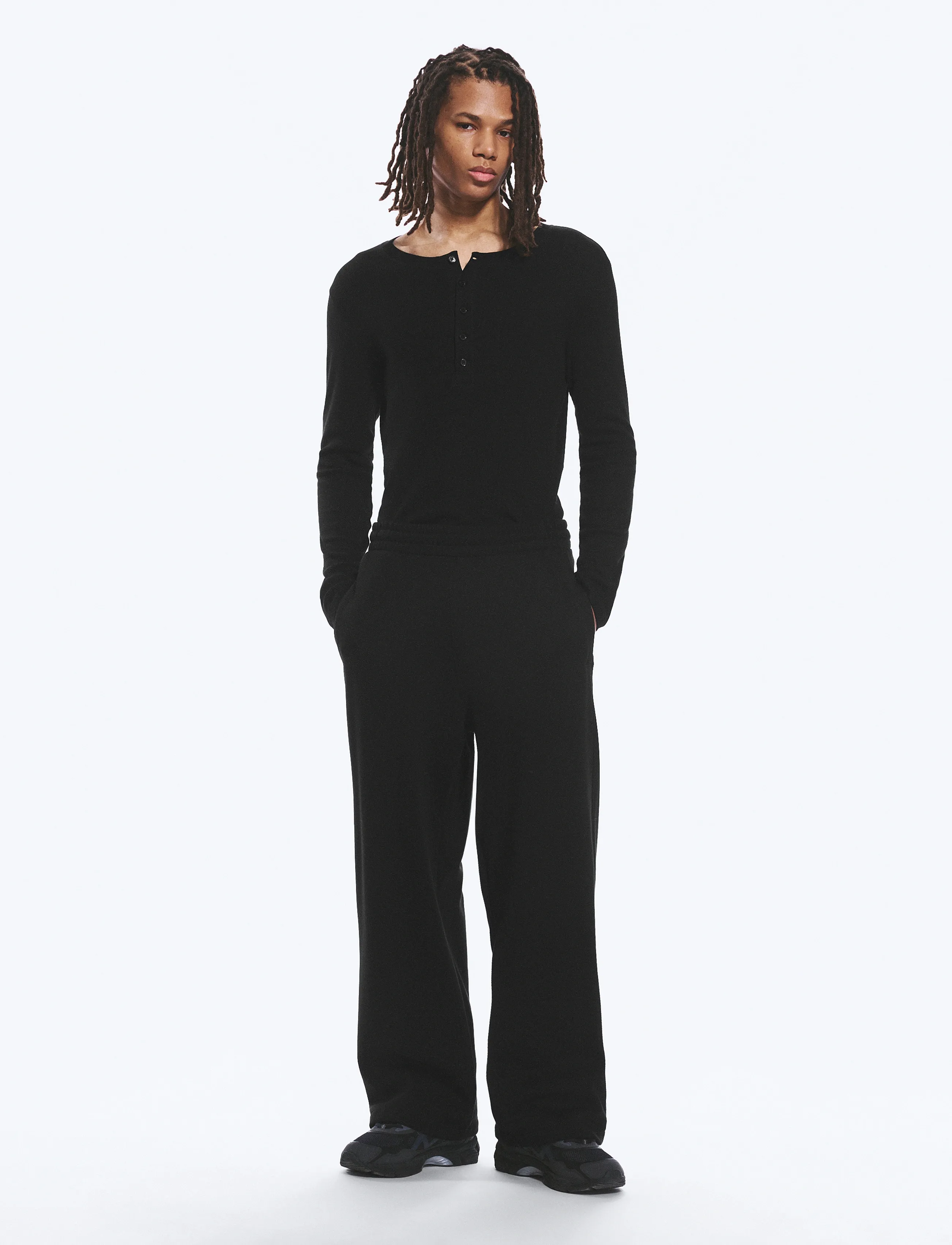 Weekday Loose Sweatpants, Mænd, Løse Sweatpants, Sort, Str: M