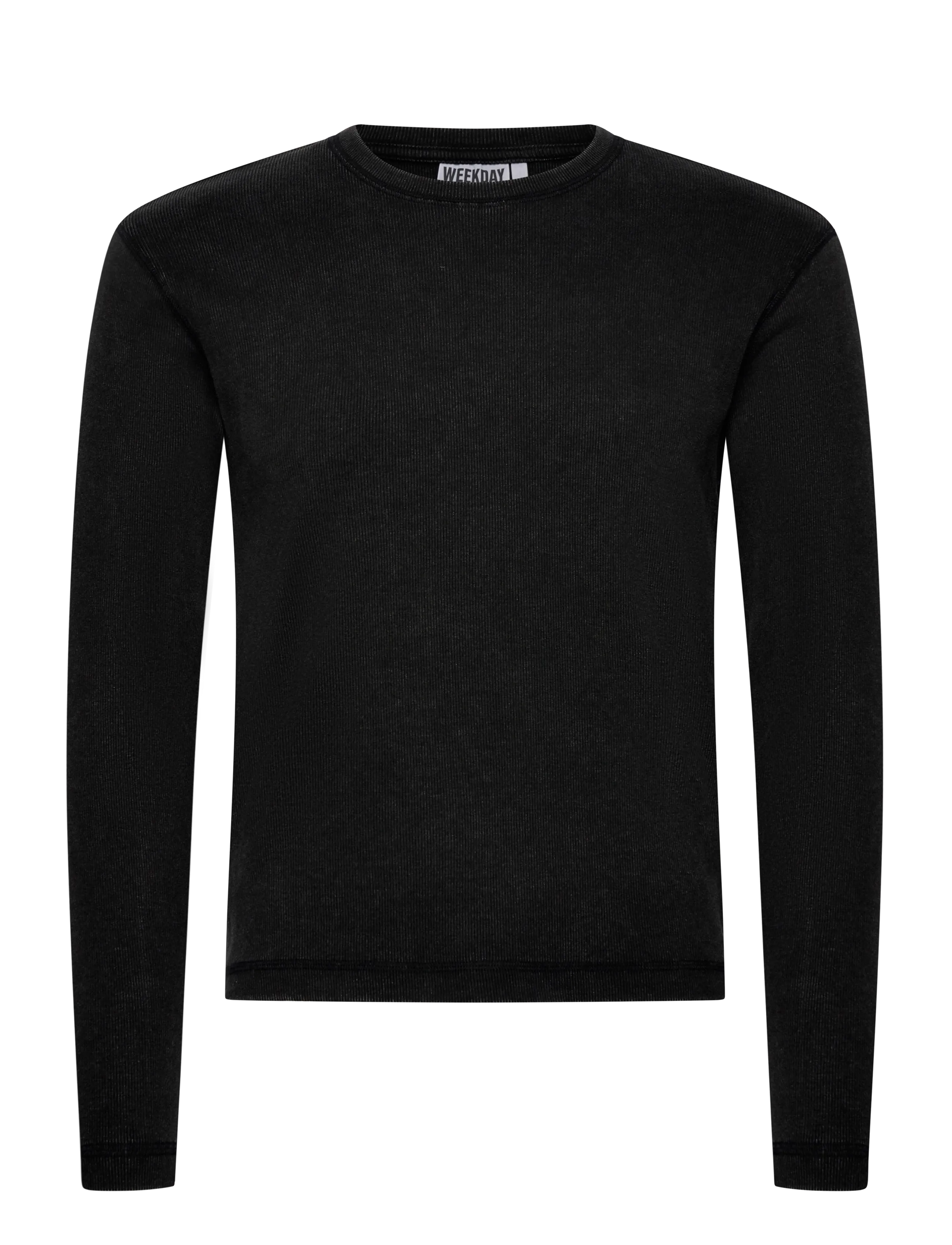 Weekday - Ribbed Long-Sleeved T-Shirt -