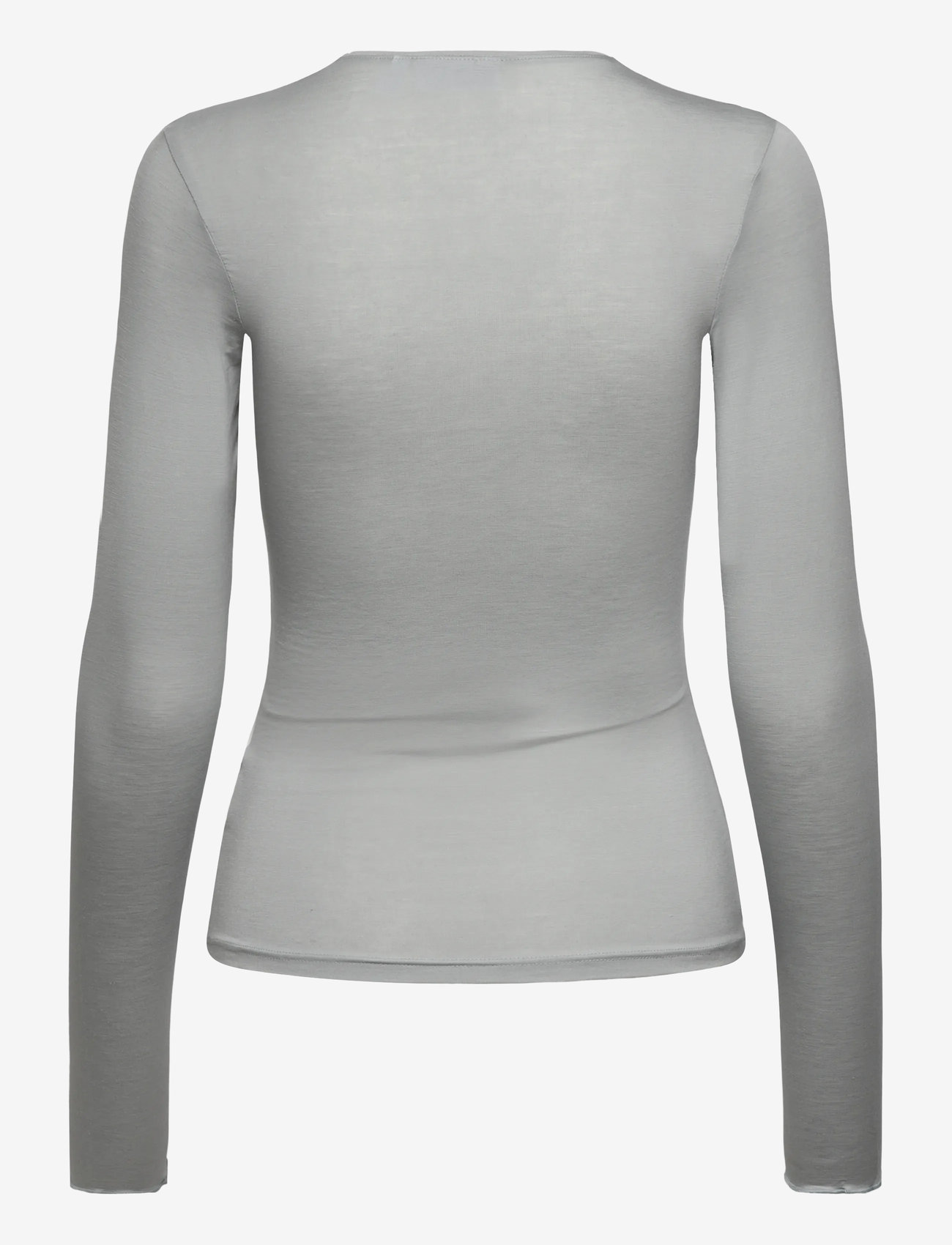 Weekday - Fitted Long Sleeve Top - pikkade varrukatega alussärgid - blue dusty light - 1