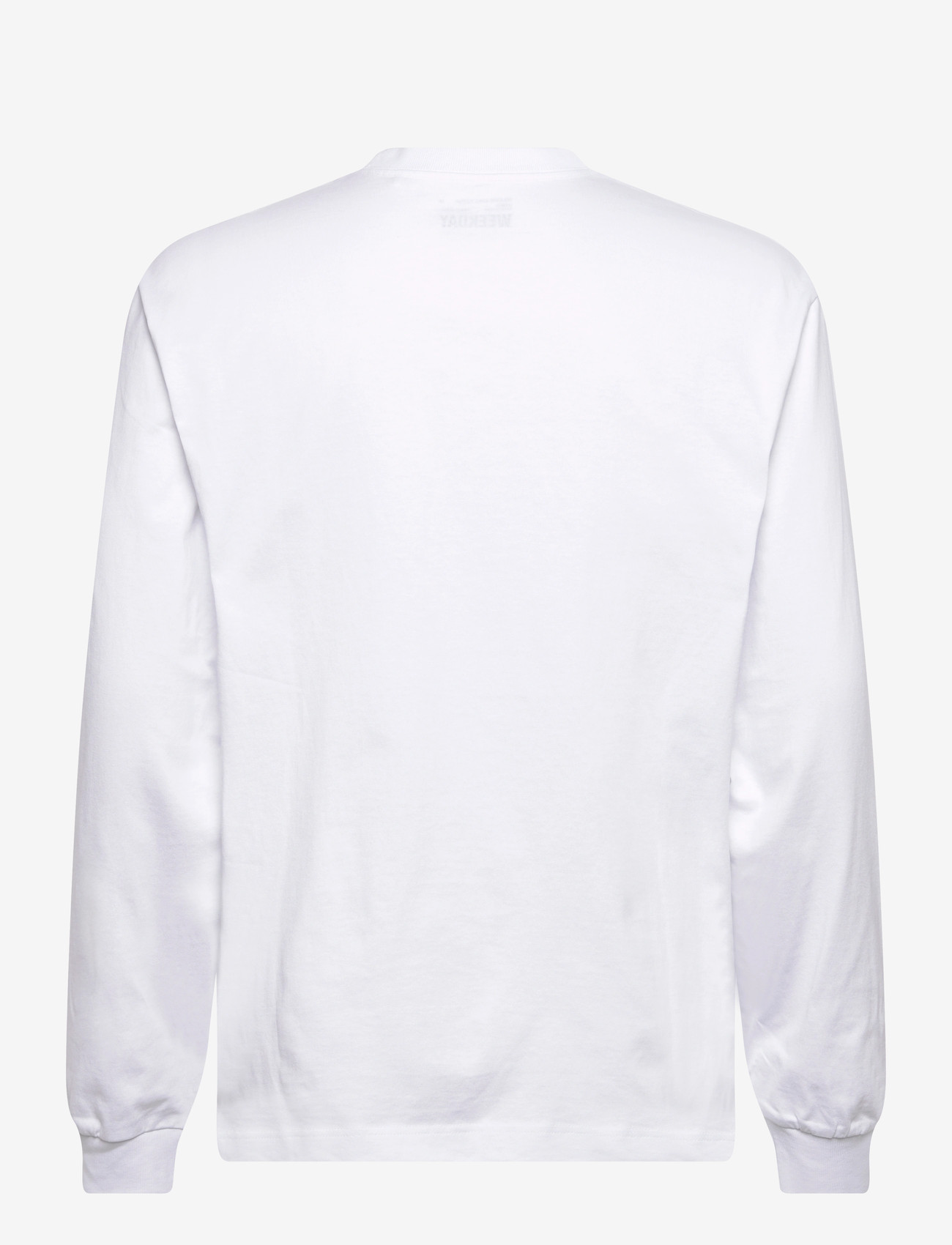 Weekday - Relaxed Long-Sleeved T-shirt - nach anlass kaufen - white - 1