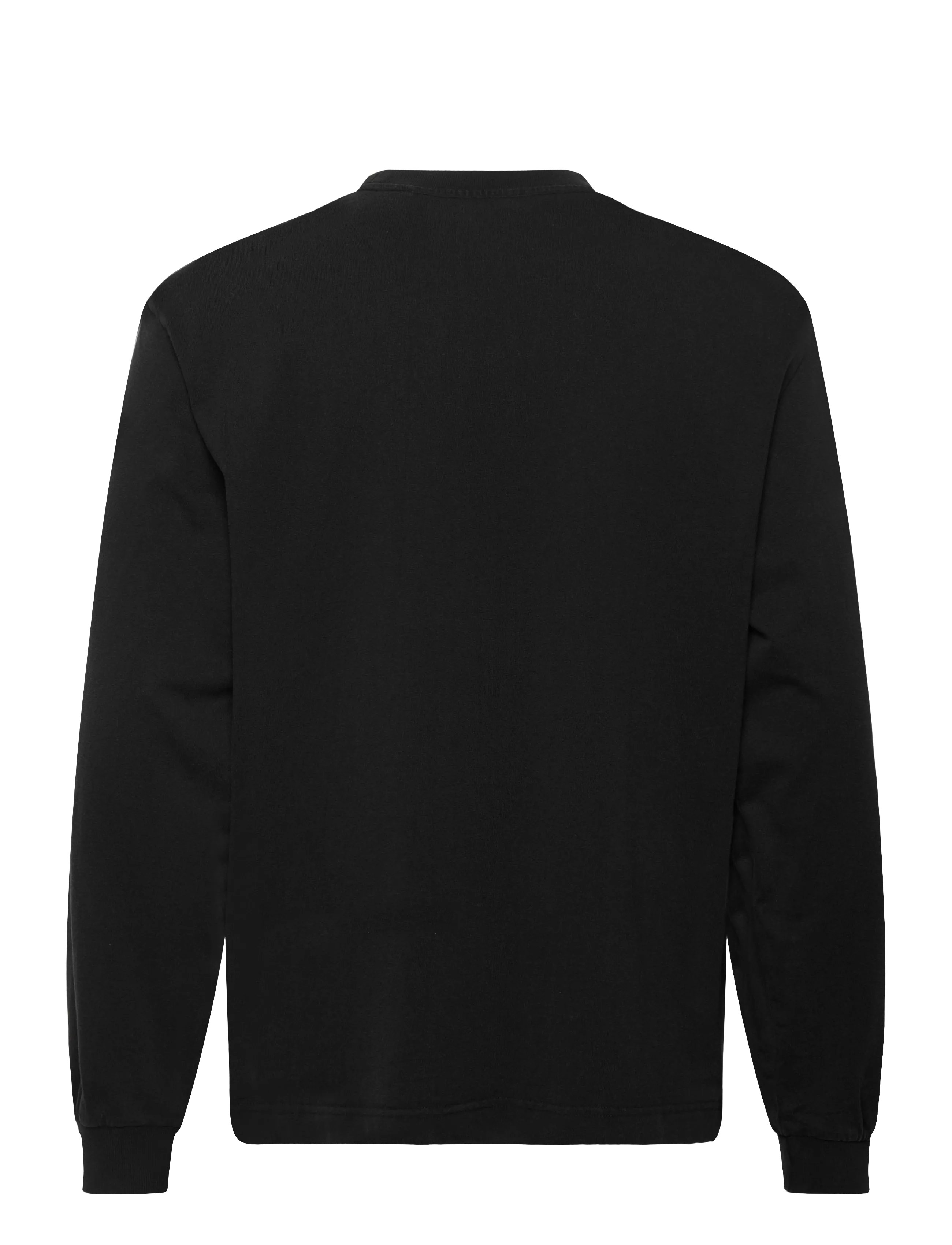 Weekday - Relaxed Long-Sleeved T-shirt - langærmede t-shirts - worn black - 1