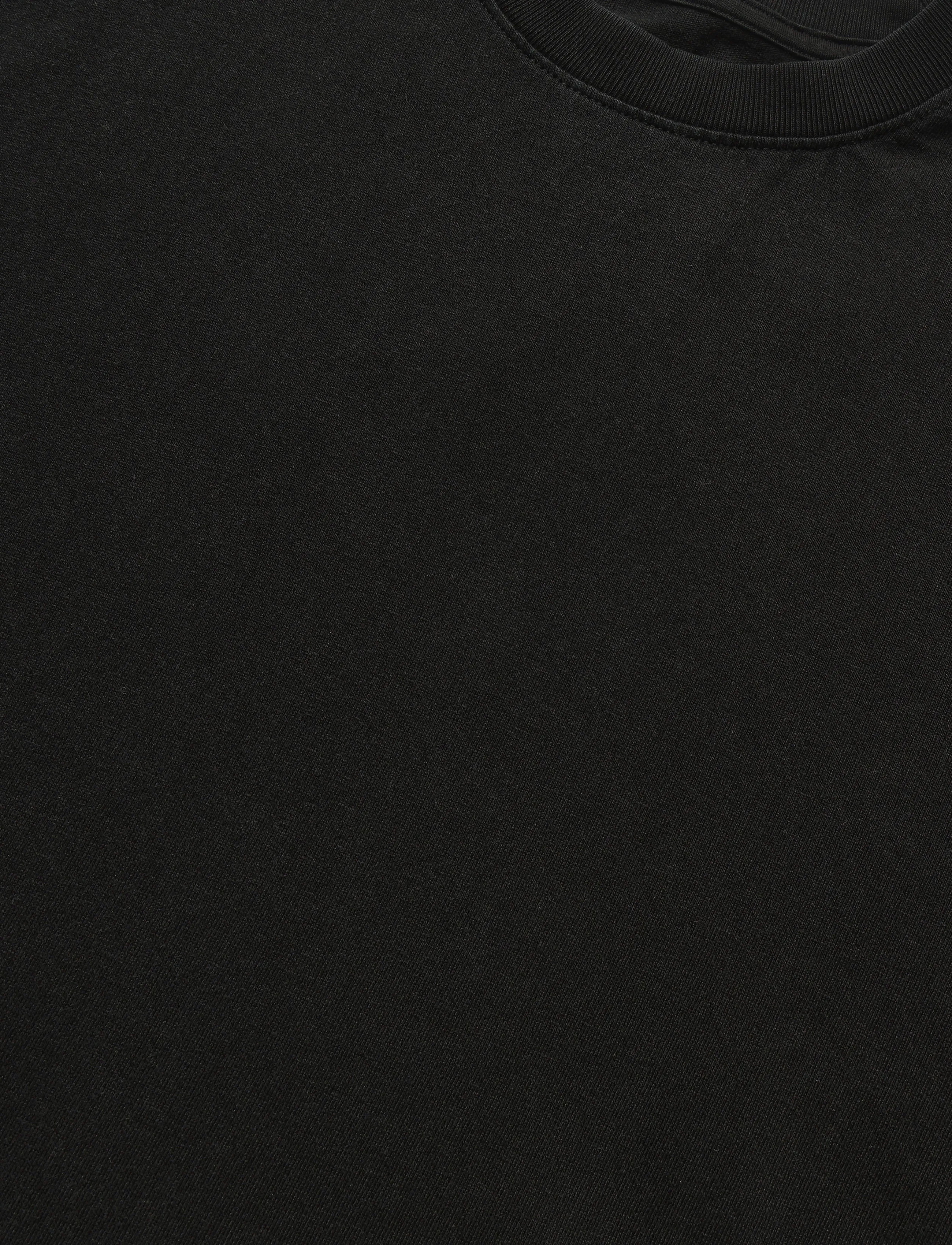 Weekday - Relaxed Long-Sleeved T-shirt - langärmelige t-shirts - worn black - 2