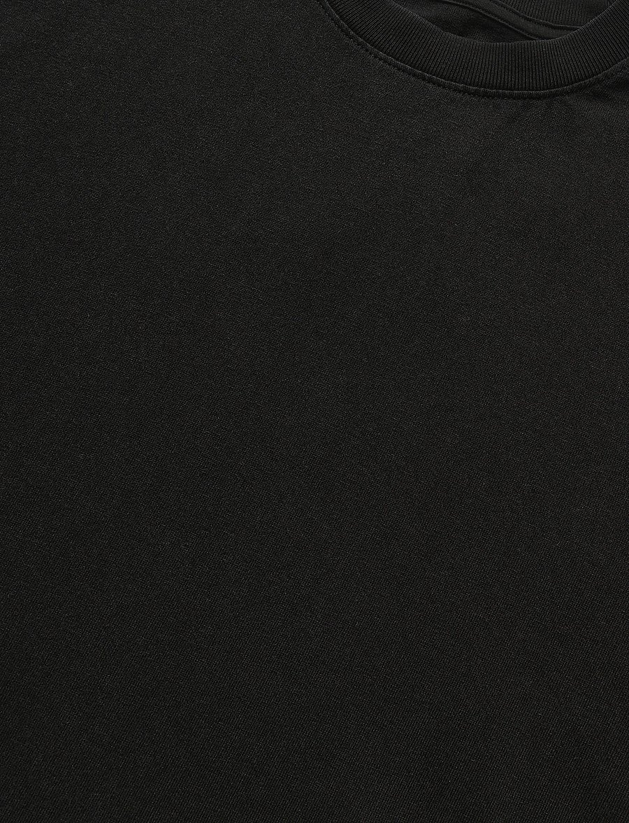 Weekday - Relaxed Long-Sleeved T-shirt - langärmelige t-shirts - worn black - 2