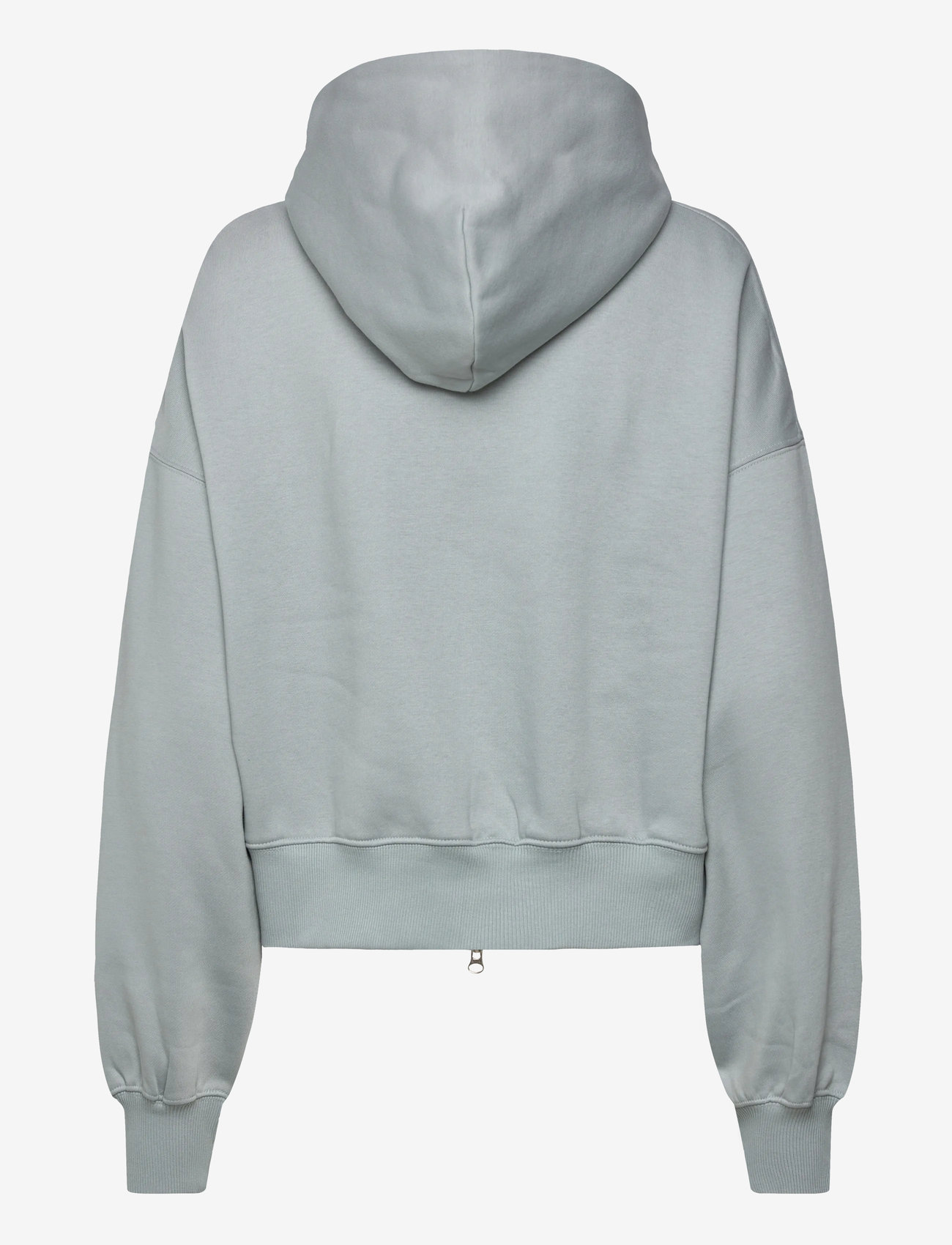 Weekday - Heavy Zip Hoodie - hættetrøjer - light dusty grey - 1
