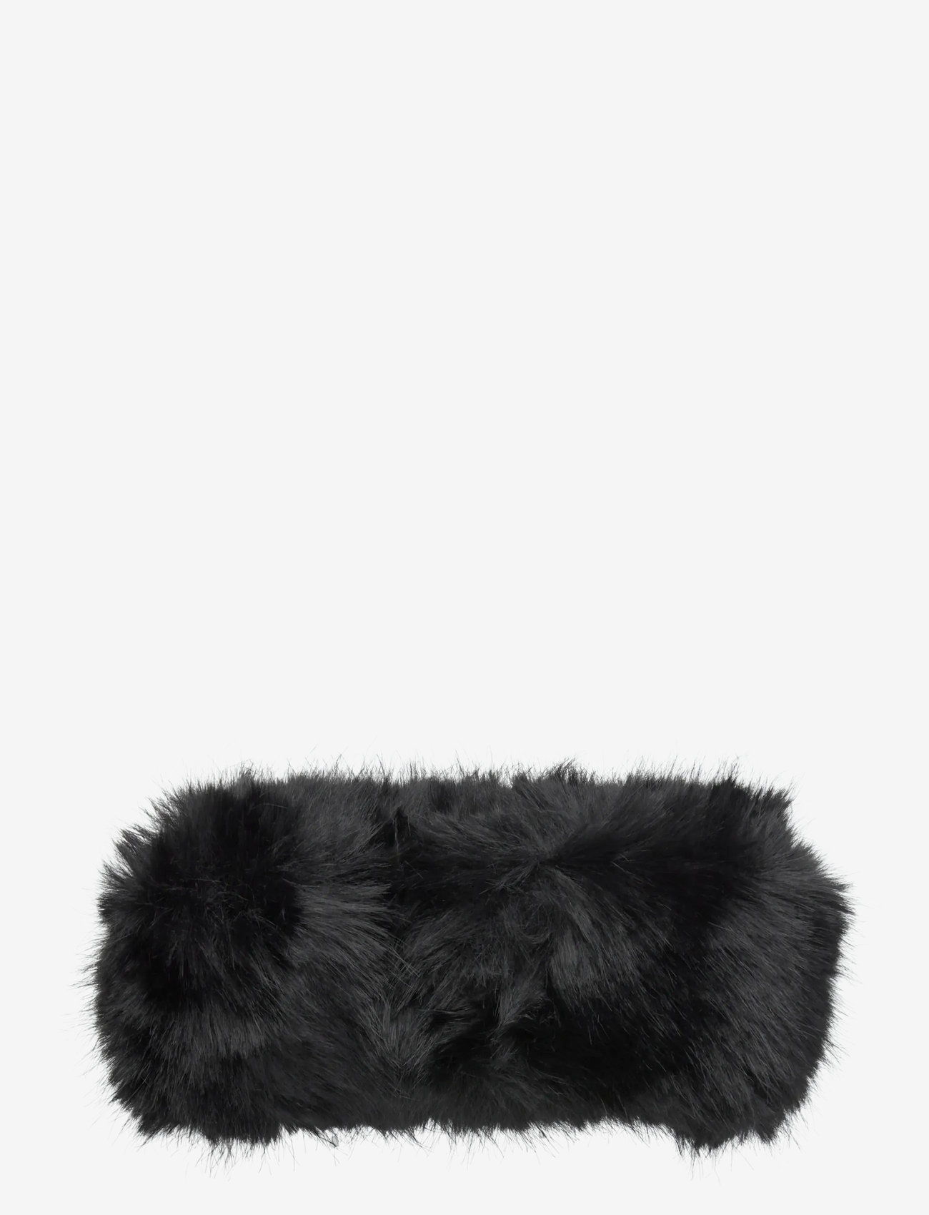 Weekday - Soft Faux Fur Headband - hårband & diadem - black - 1