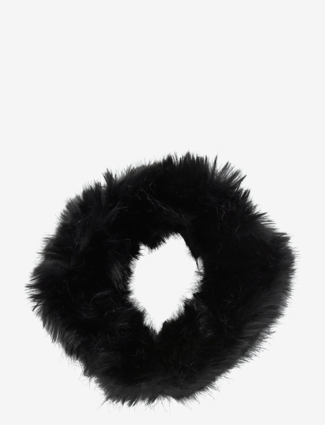 Weekday - Soft Faux Fur Headband - hårband & diadem - black - 2